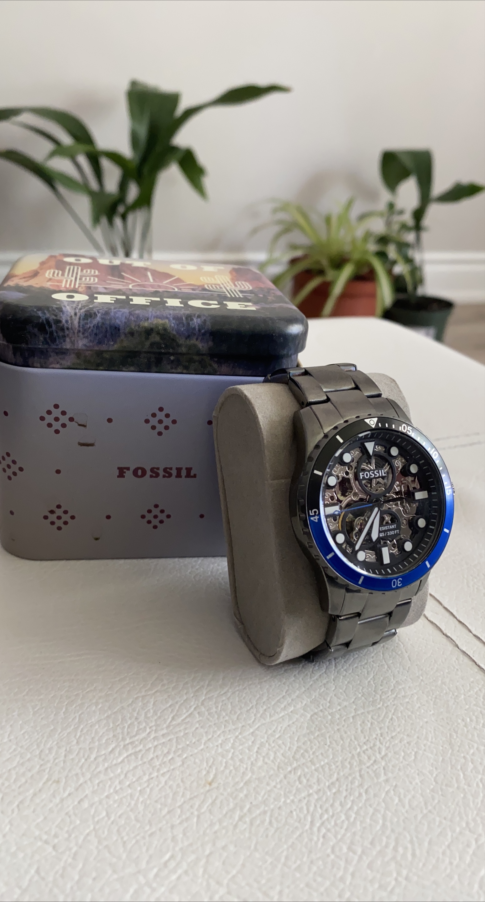 Fossil Automatic Skeleton Watch with Display Box thumbnail