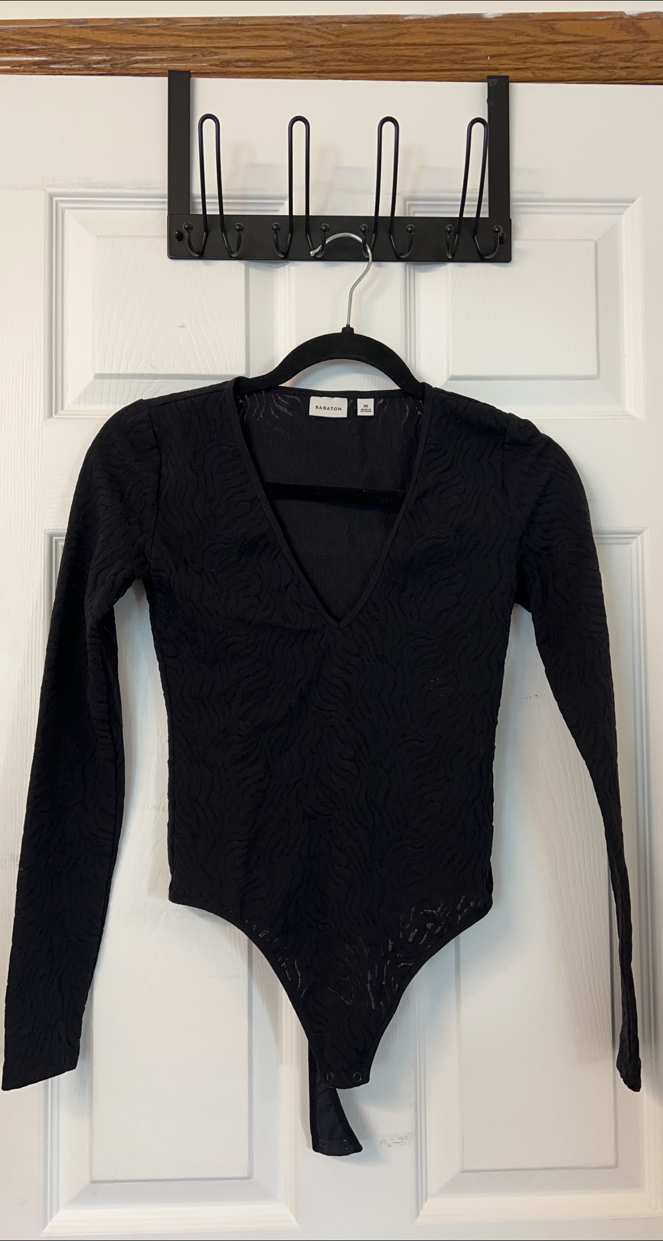 Babaton Black Long Sleeve Bodysuit thumbnail