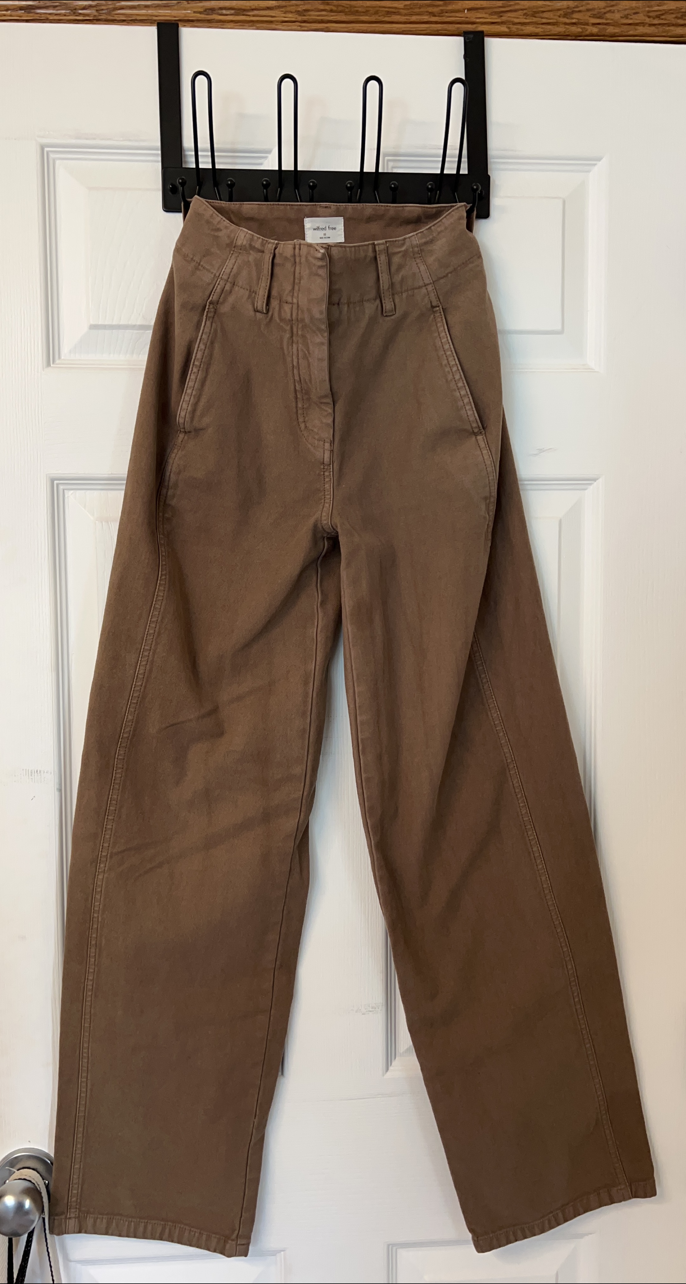 Wilfred Free Brown Wide Leg Pants Size 00 thumbnail