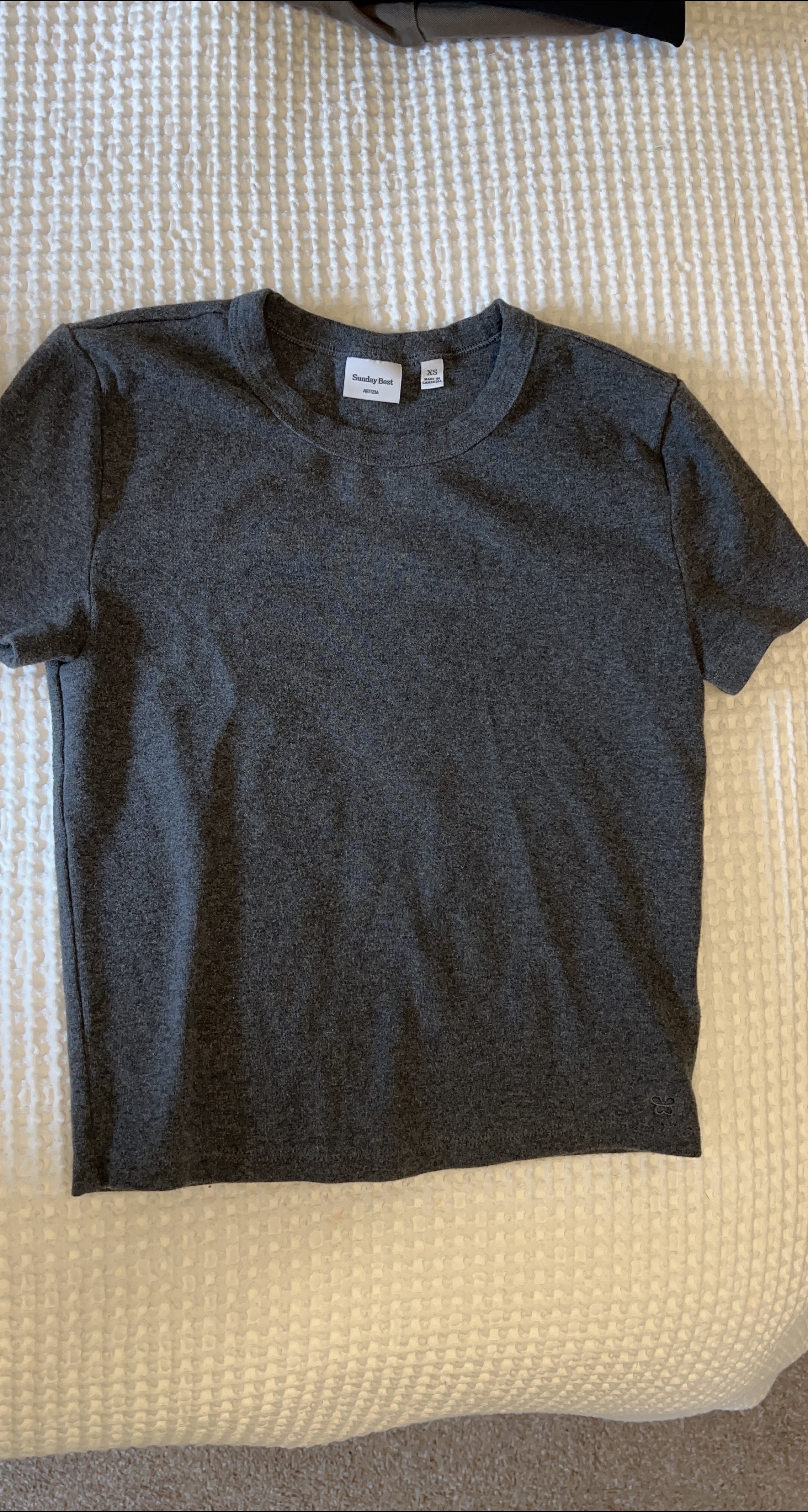 Grey Crew Neck T-Shirt thumbnail