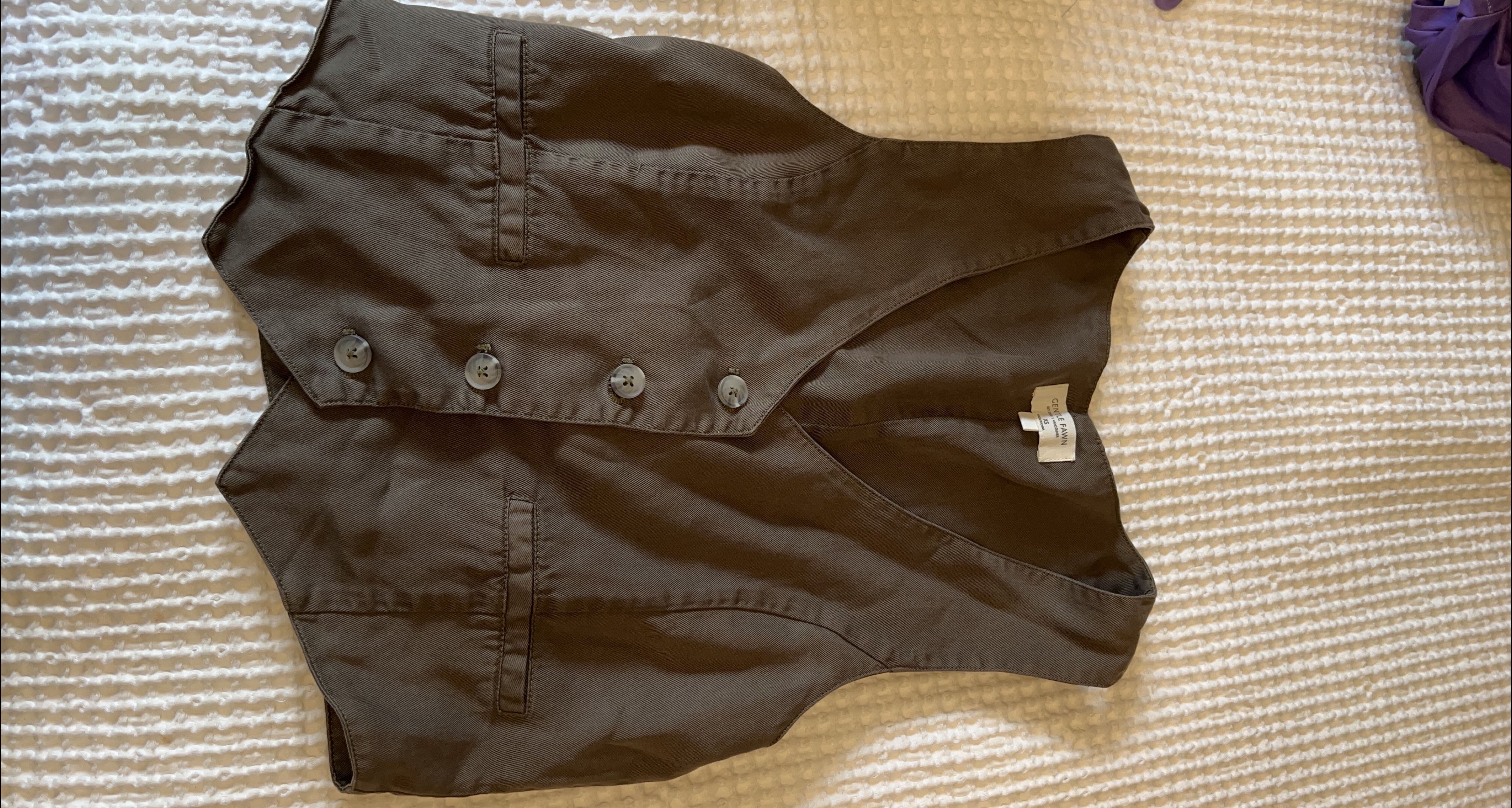 Gentle Fawn Vest - Size XS thumbnail