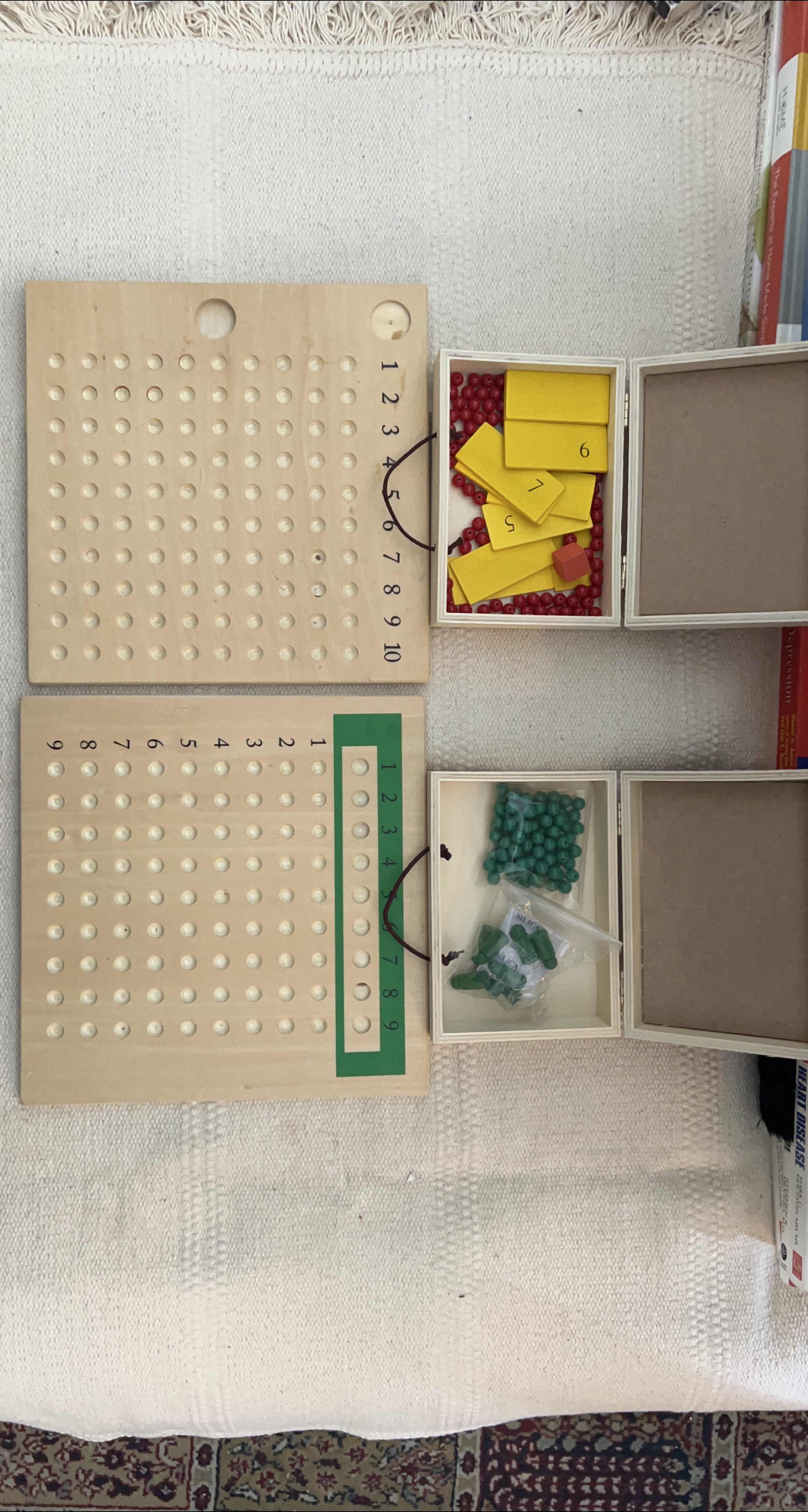 Wooden Montessori Materials multiplication and division thumbnail
