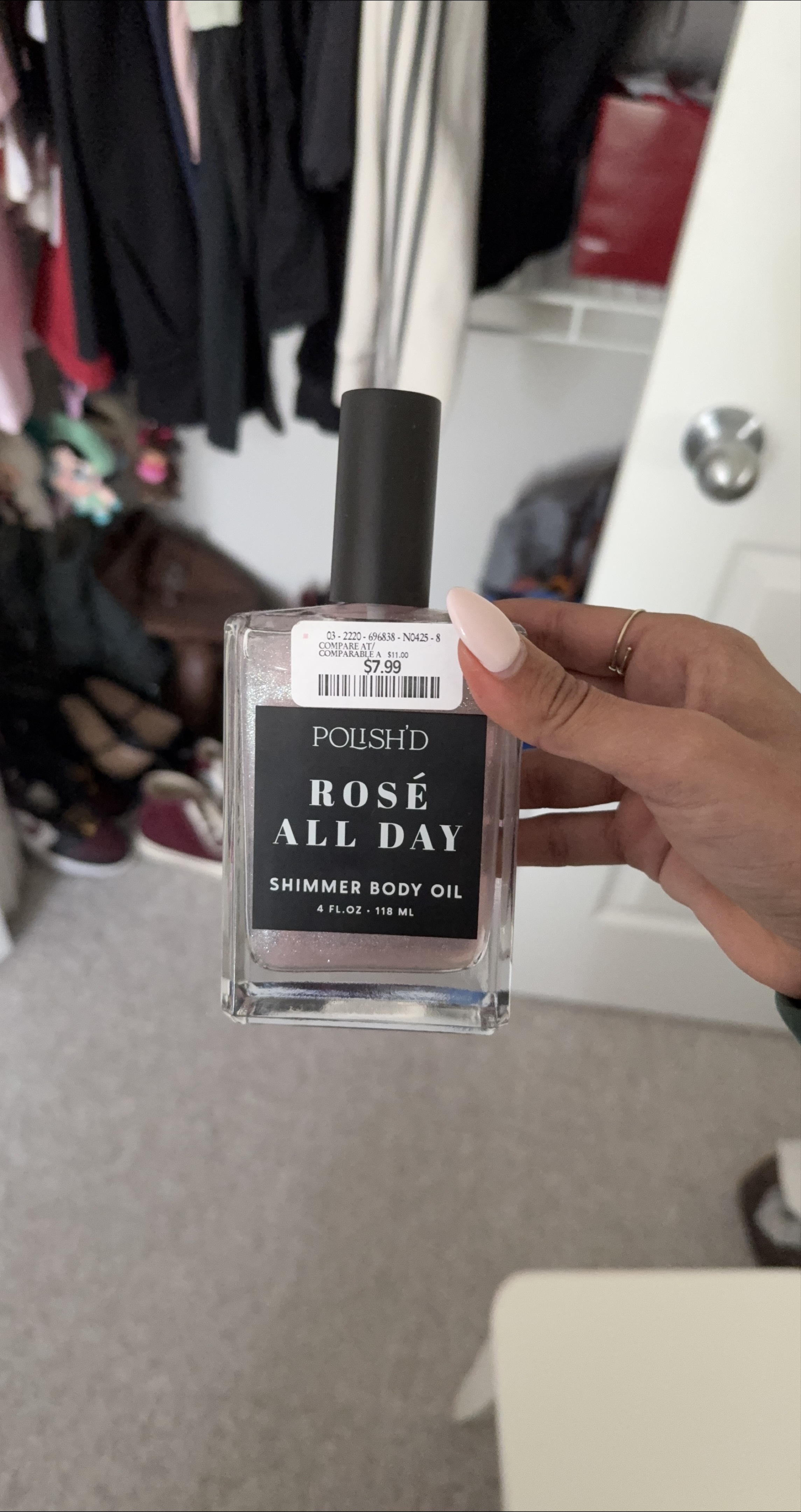 Polish'd Rosé All Day Shimmer Body Oil thumbnail