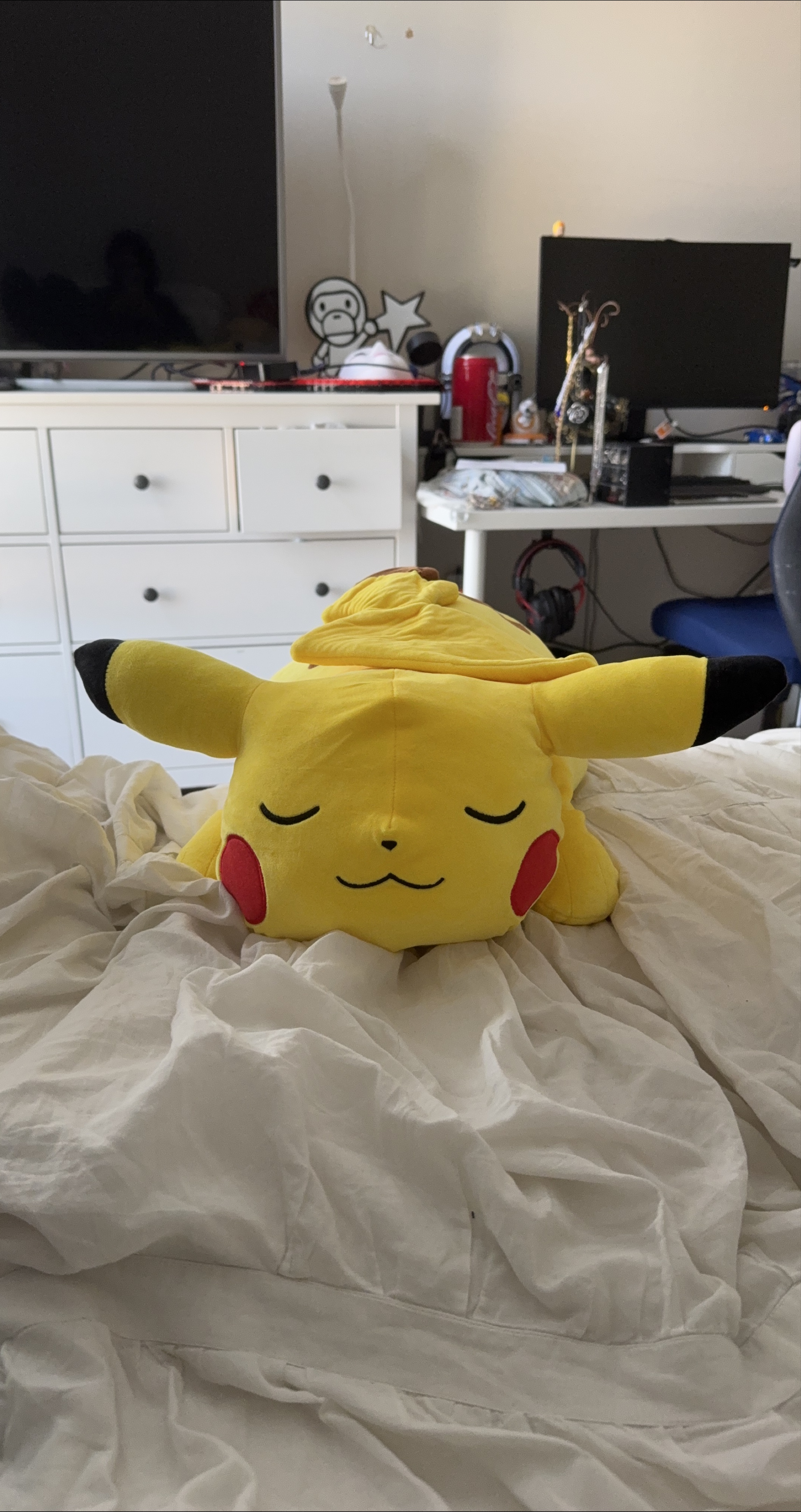 Pikachu Sleeping Plush thumbnail