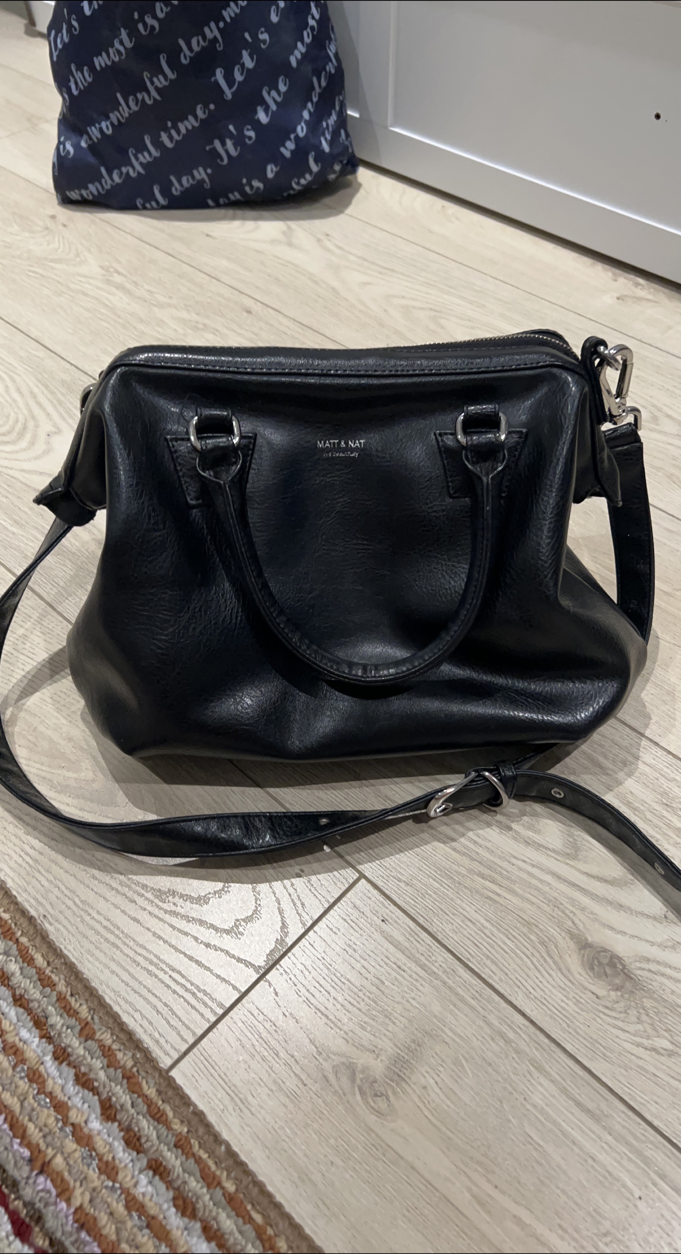 Matt & Nat Black Satchel Bag thumbnail