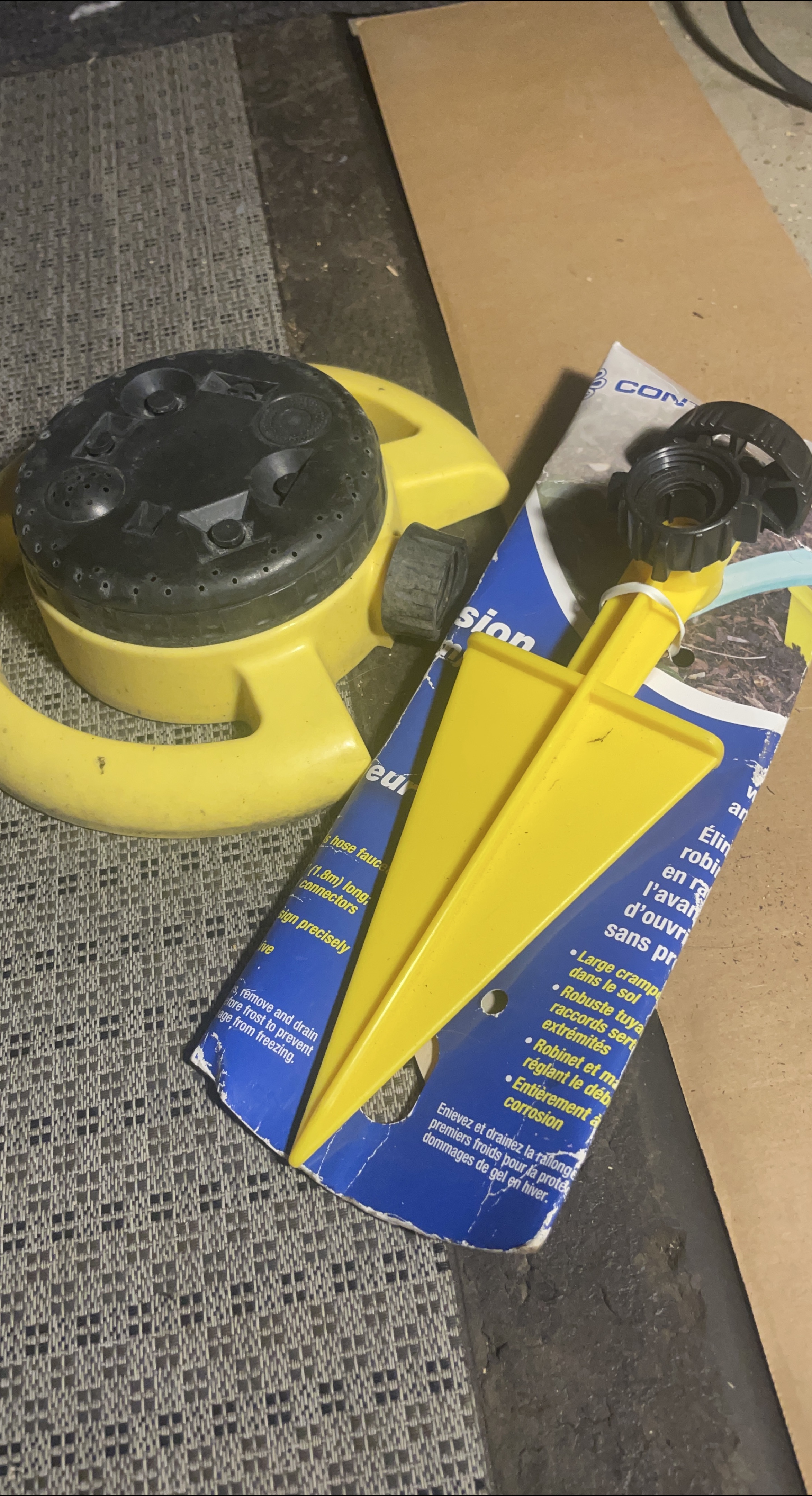 Yellow Lawn Sprinkler thumbnail