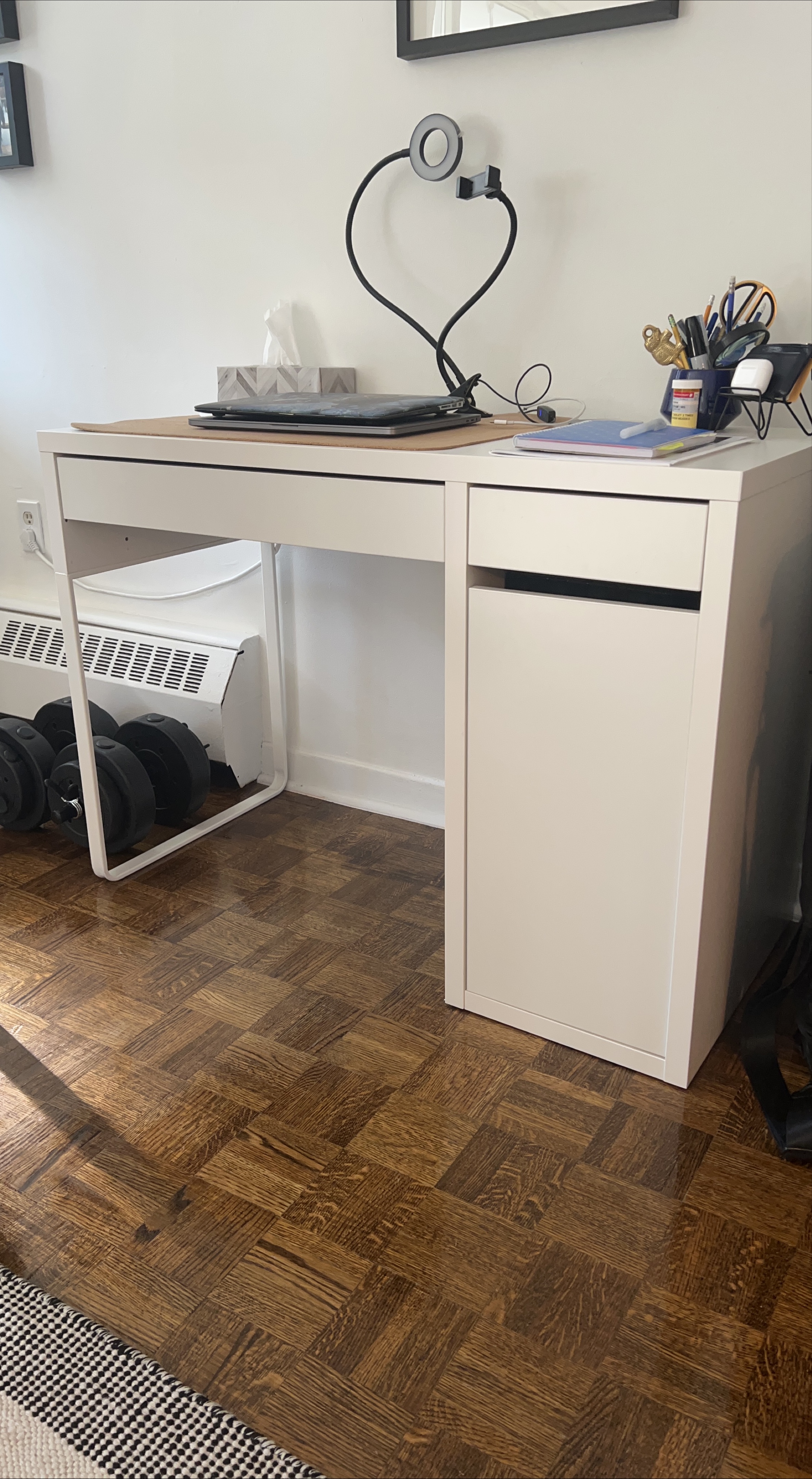 IKEA Micke Desk with Drawer thumbnail
