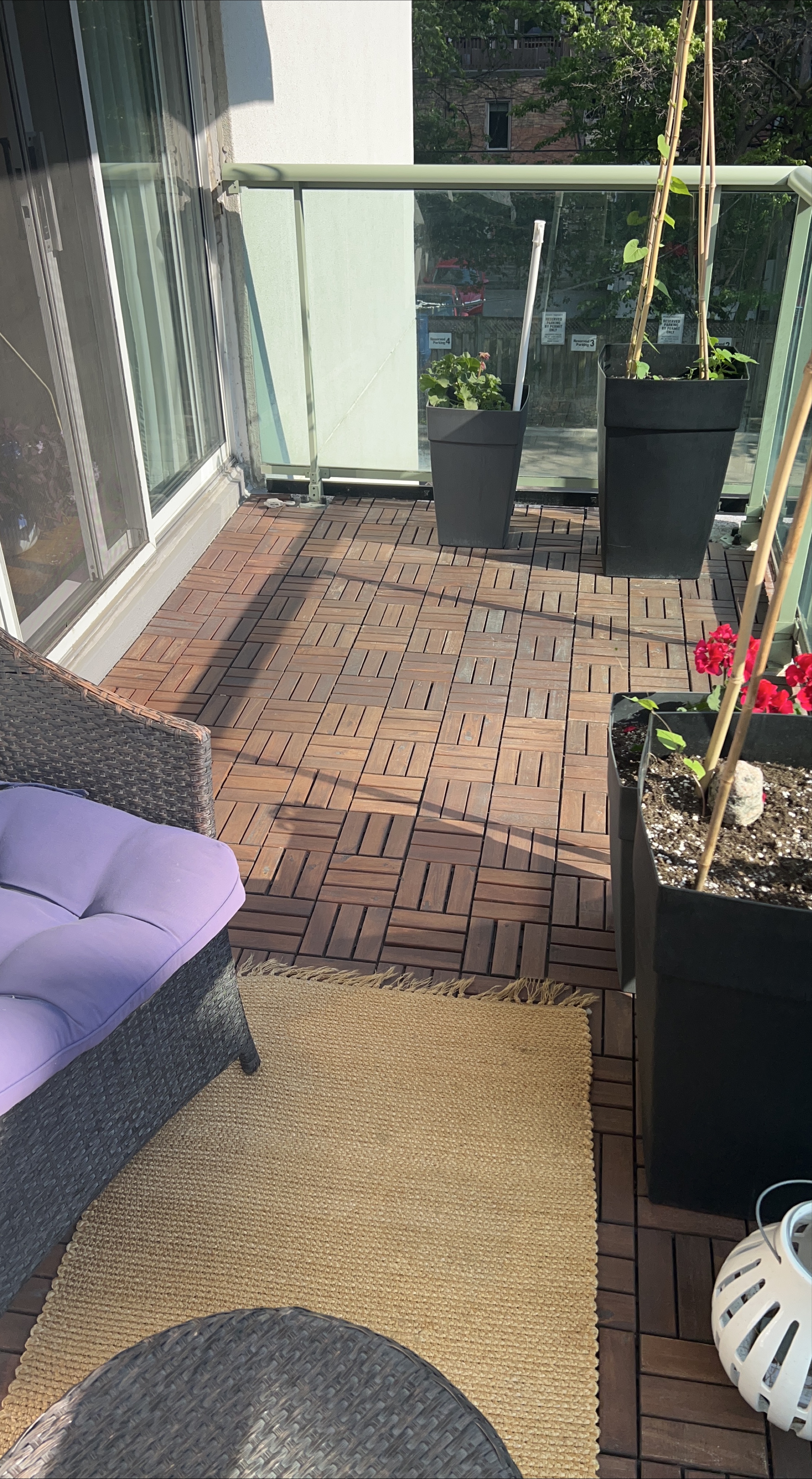 IKEA RUNNEN Outdoor Wood Tile Flooring