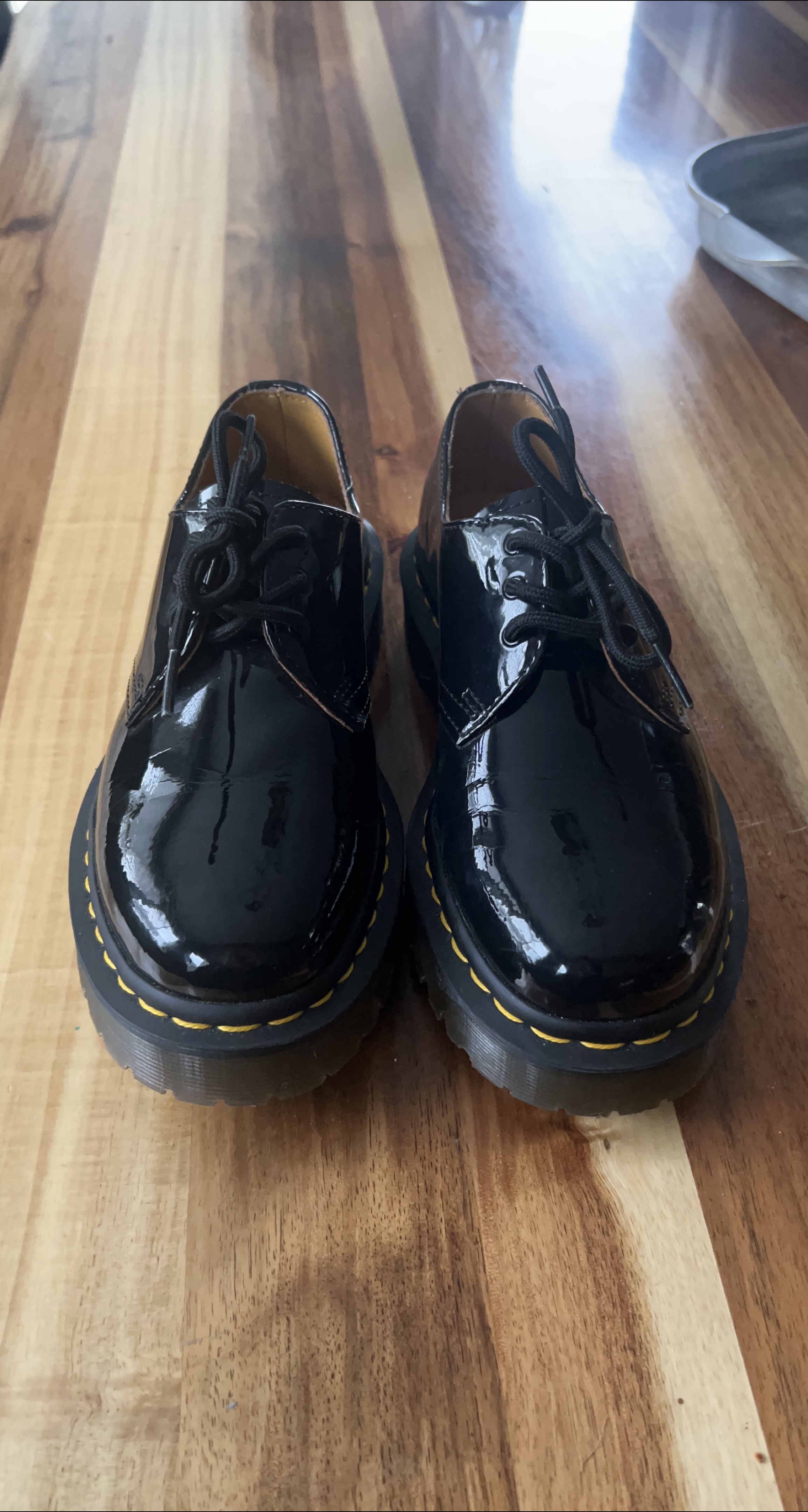 Dr. Martens Black Leather Shoes thumbnail