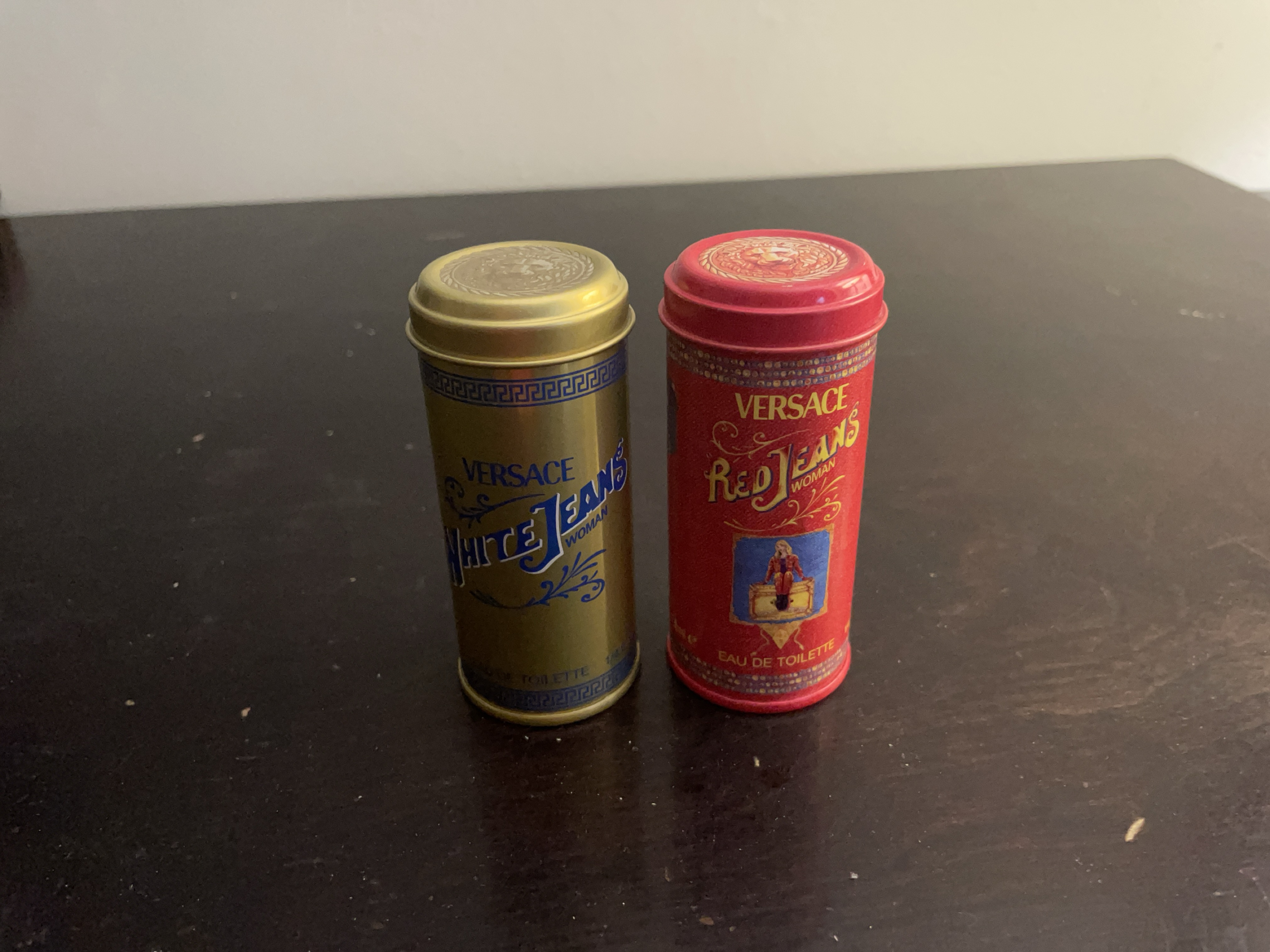 Versace Red Jeans & White Jeans Perfume Tins thumbnail