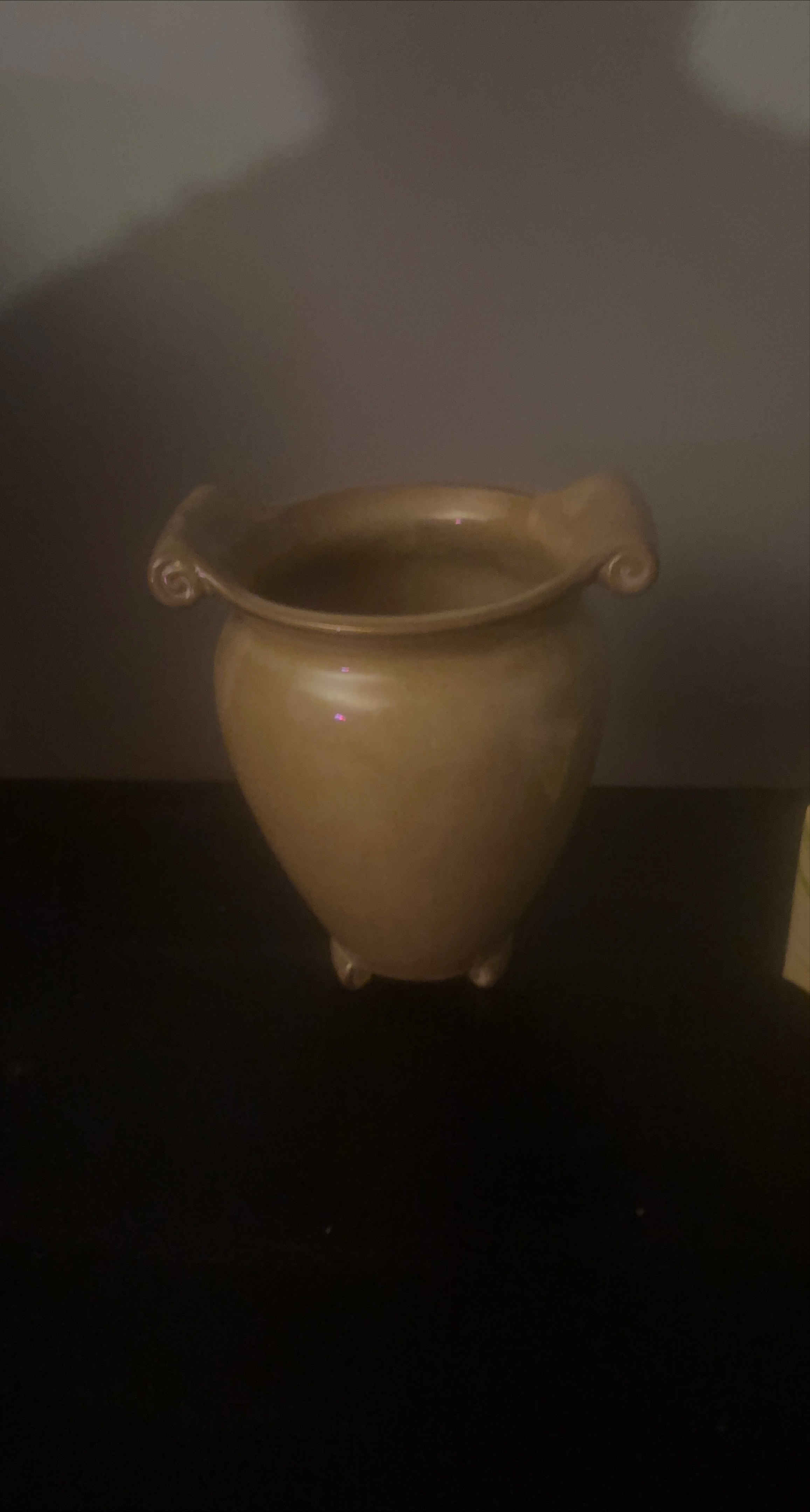 Vintage Beige Vase 🥕 thumbnail