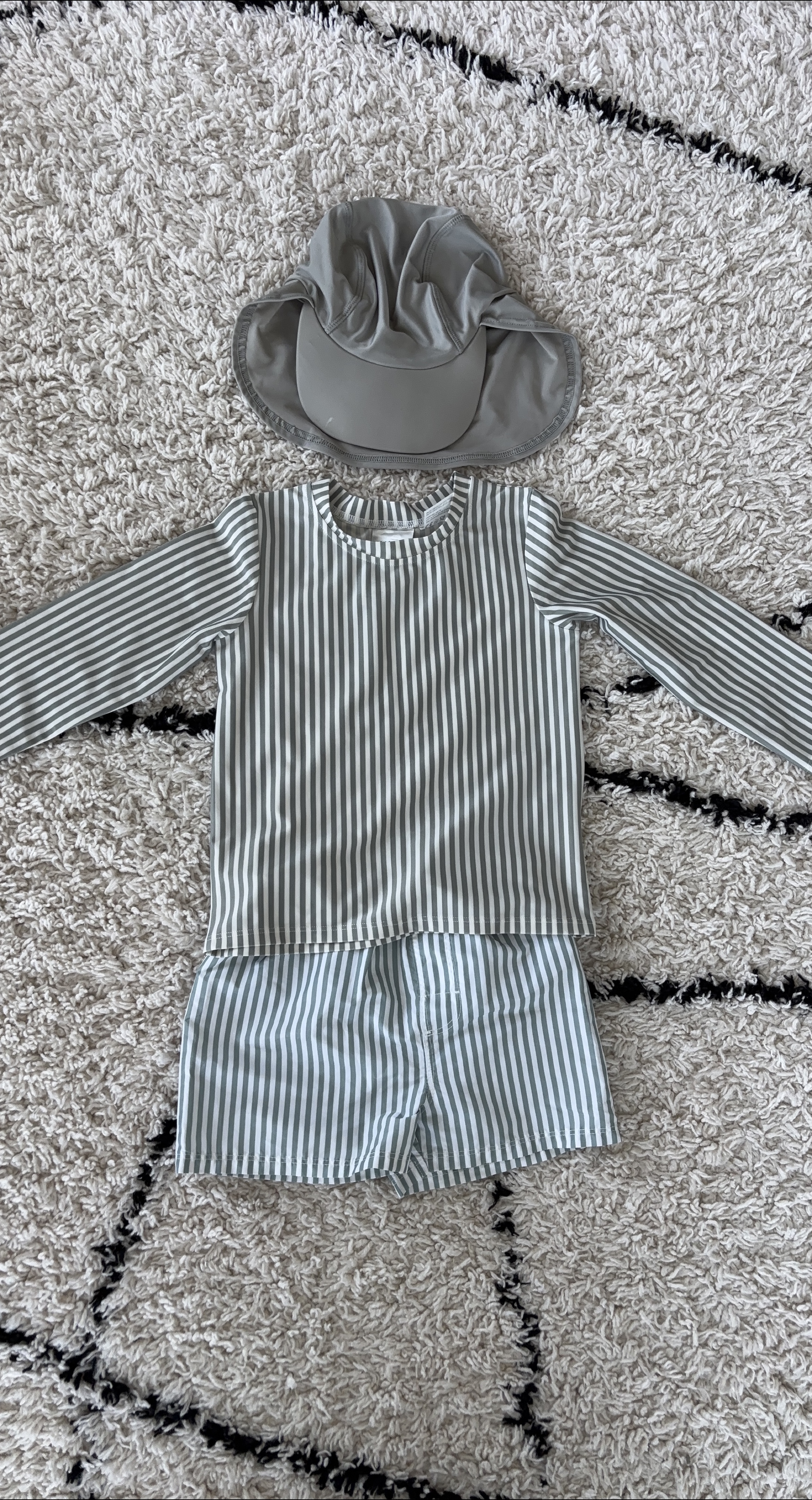 【H&M】UPF50 Swim Set with Sun Cap（18M/2T） thumbnail