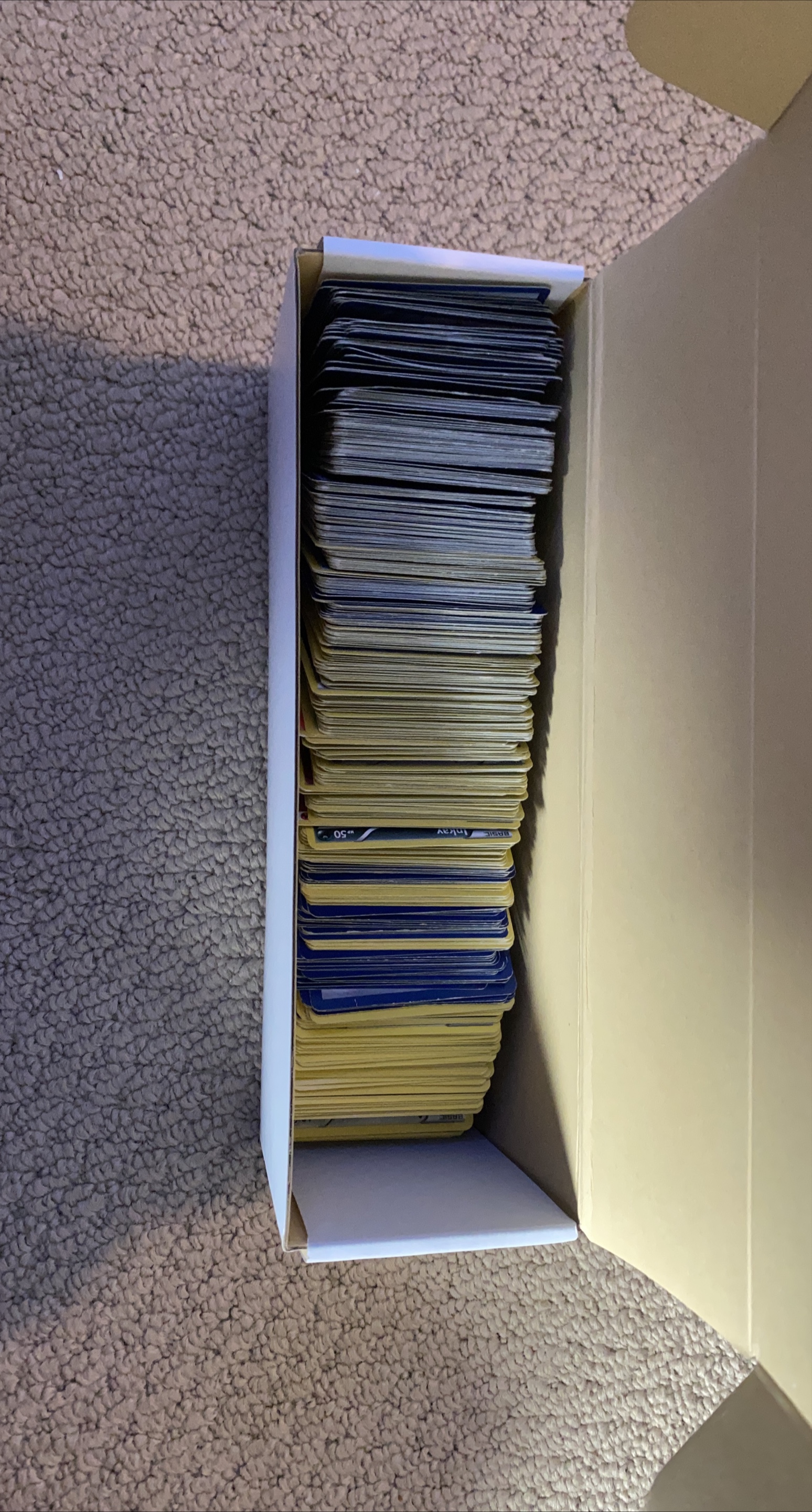 Box of Pokémon cards thumbnail