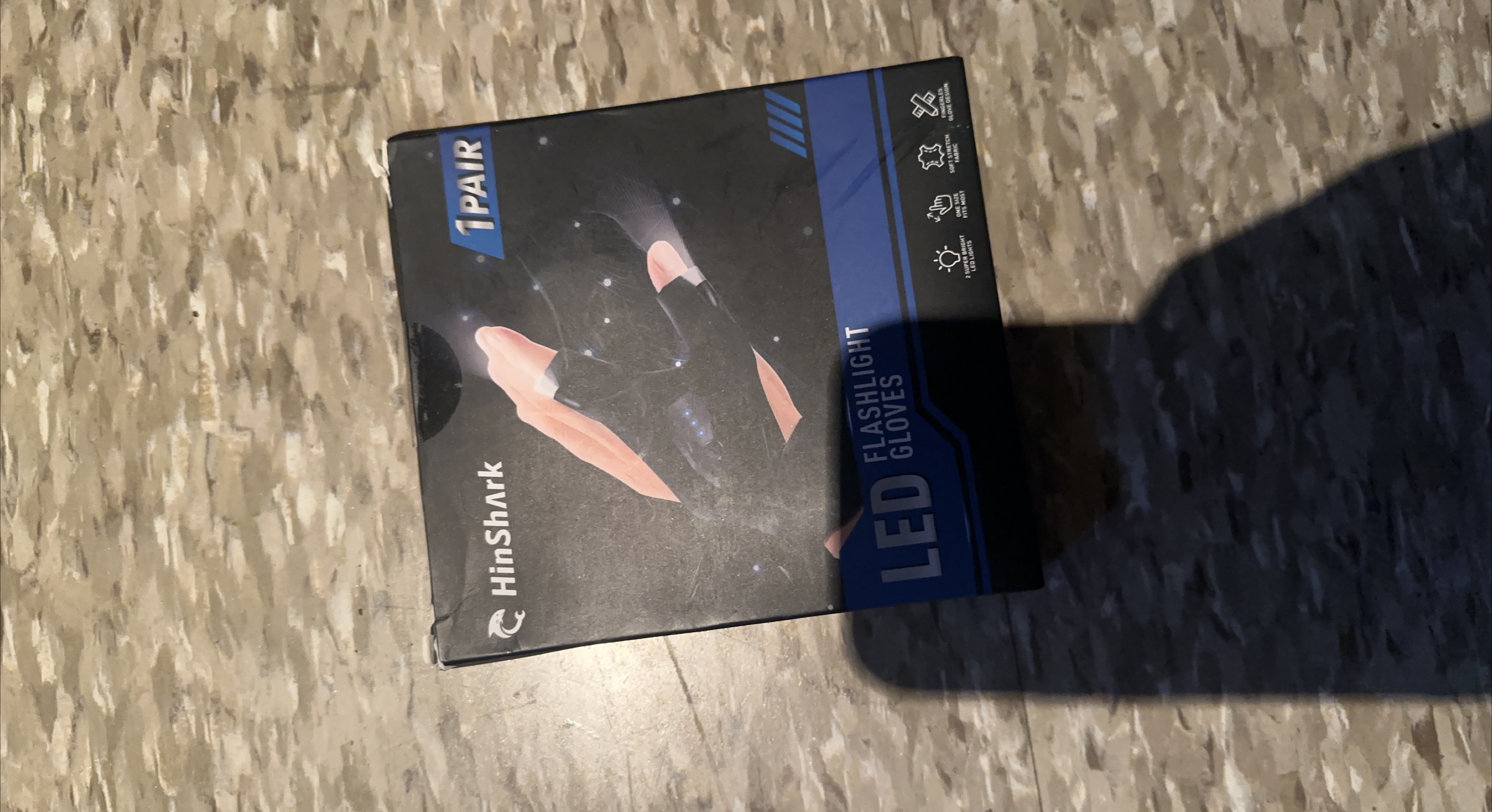 HinShark LED Flashlight Gloves - One Pair thumbnail
