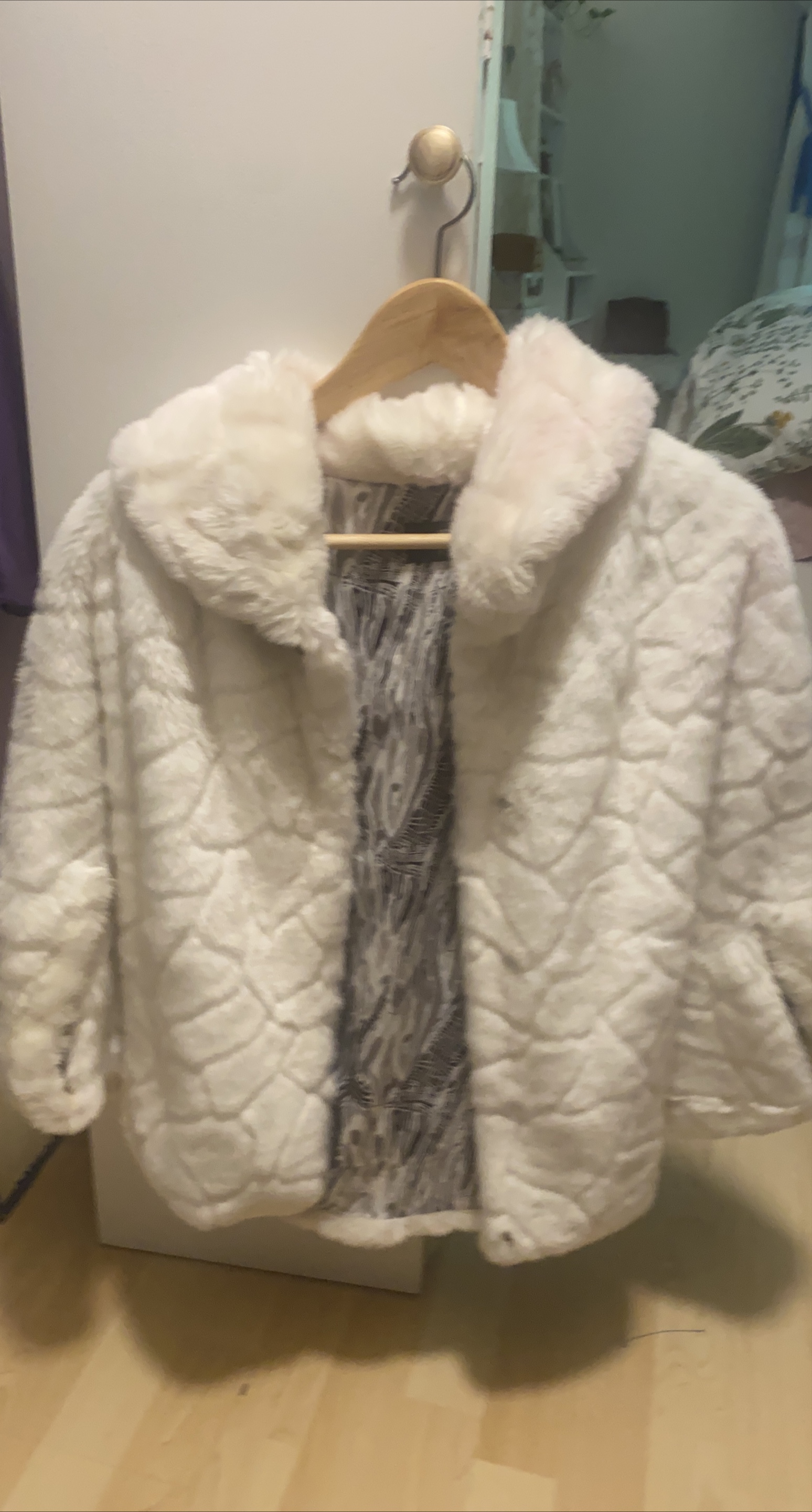 Faux Fur Cape Jacket thumbnail