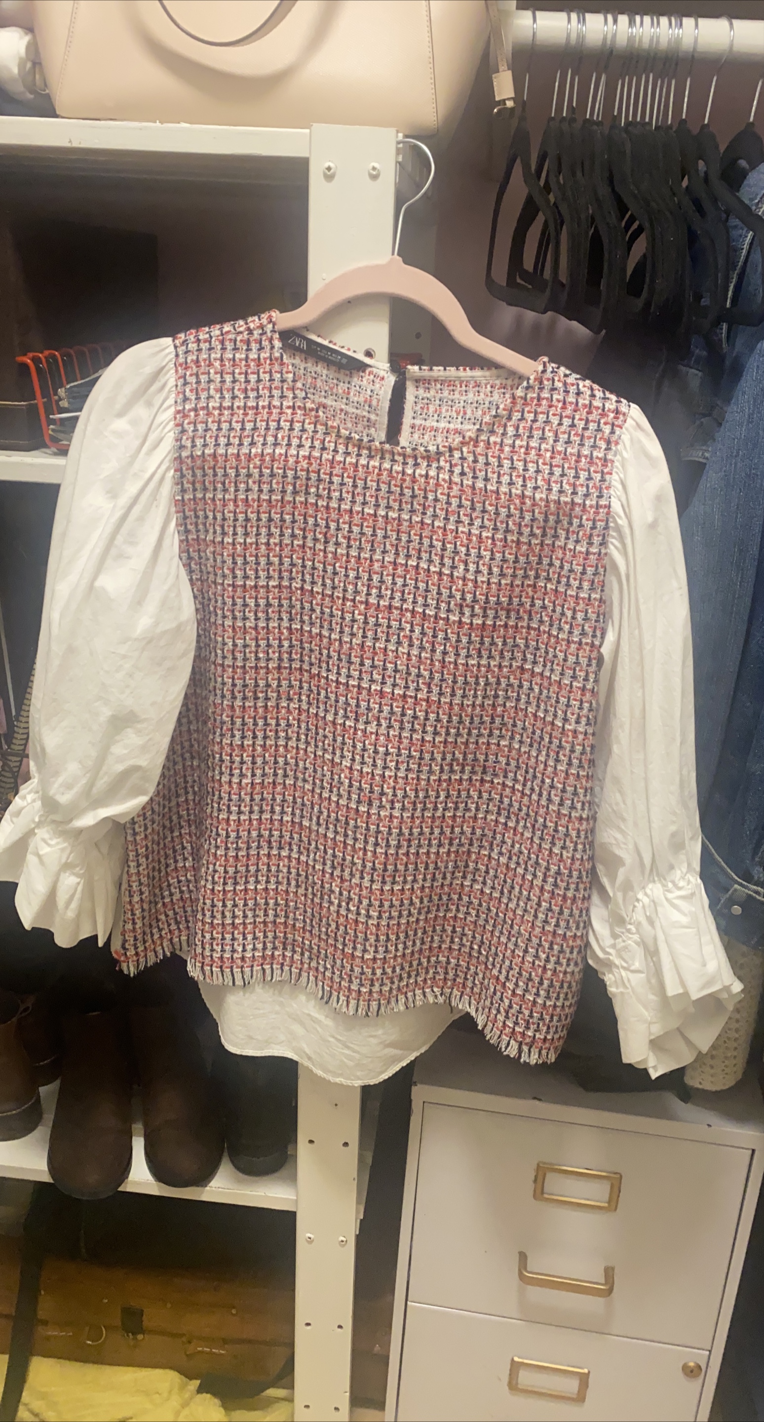 Zara Tweed Top thumbnail