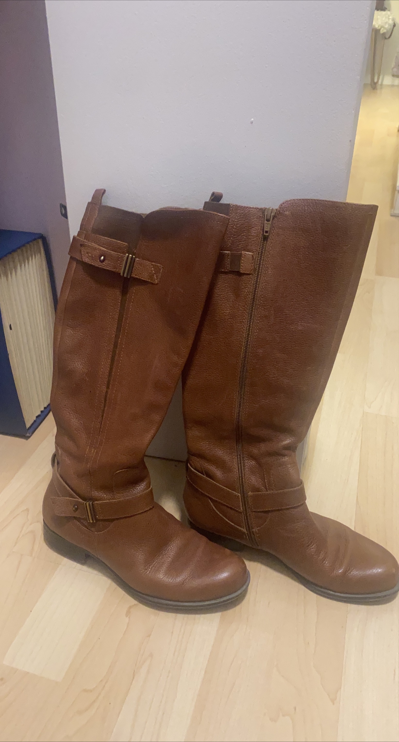 Naturalizer Brown Leather Boots thumbnail
