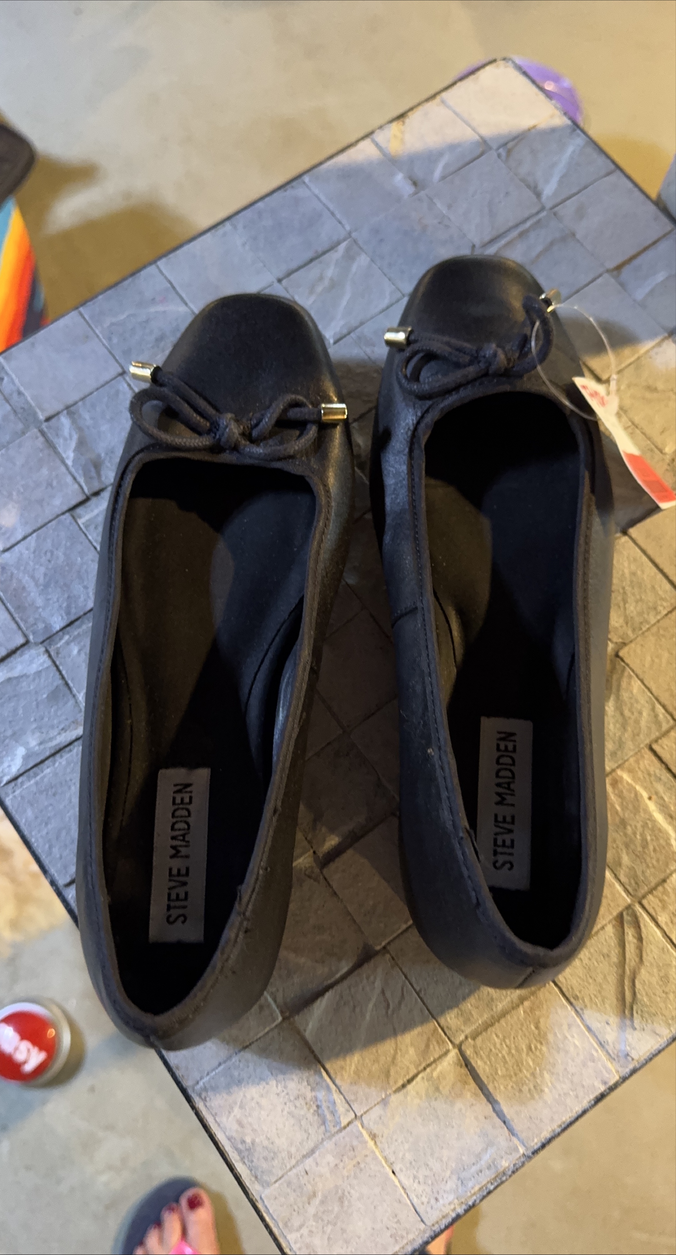 Steve Madden Black Flats 6.5M thumbnail