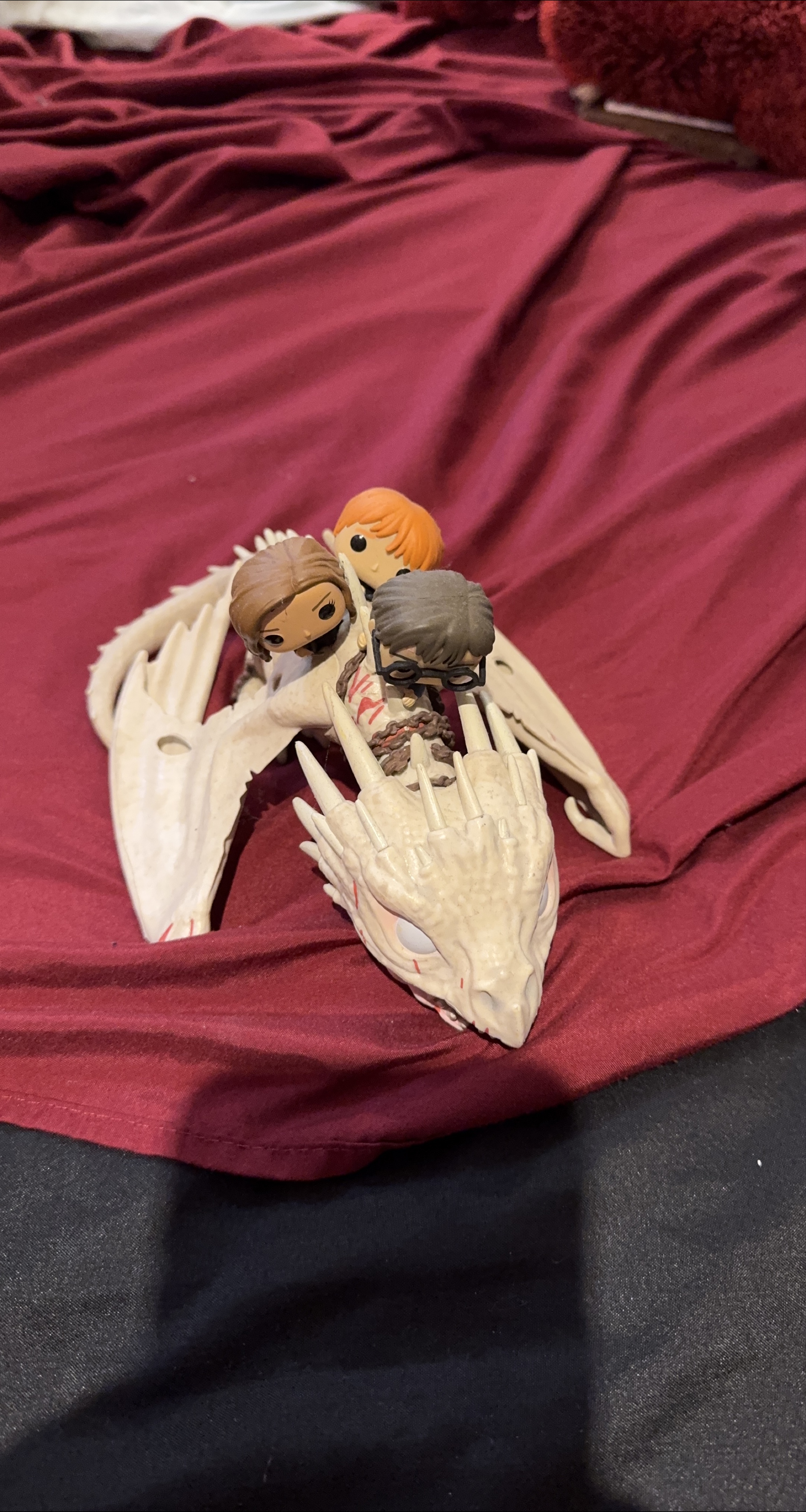 Happy Potter Dragon Figure with Characters