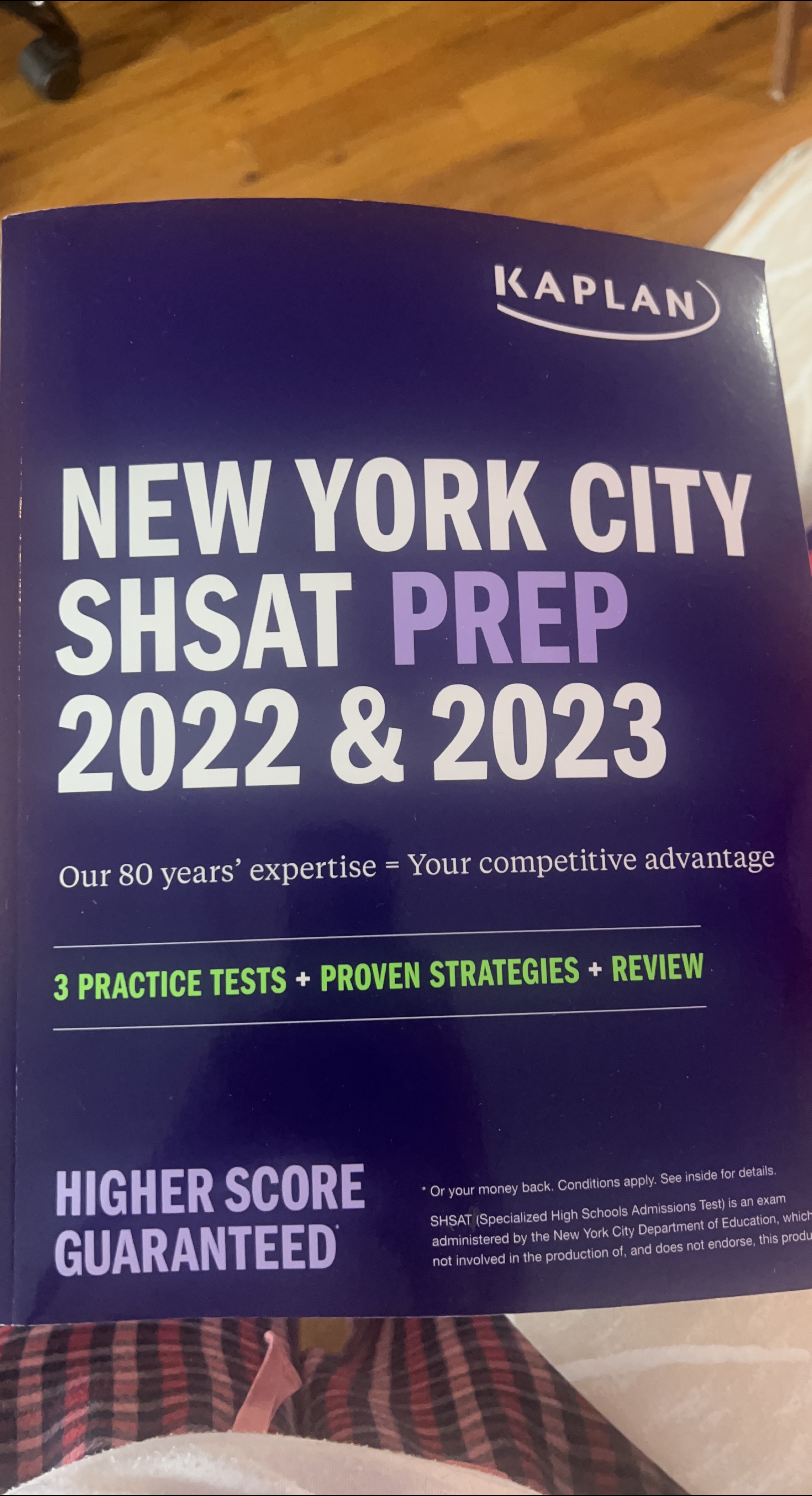 Kaplan New York City SHSAT Prep 2022 & 2023 Book