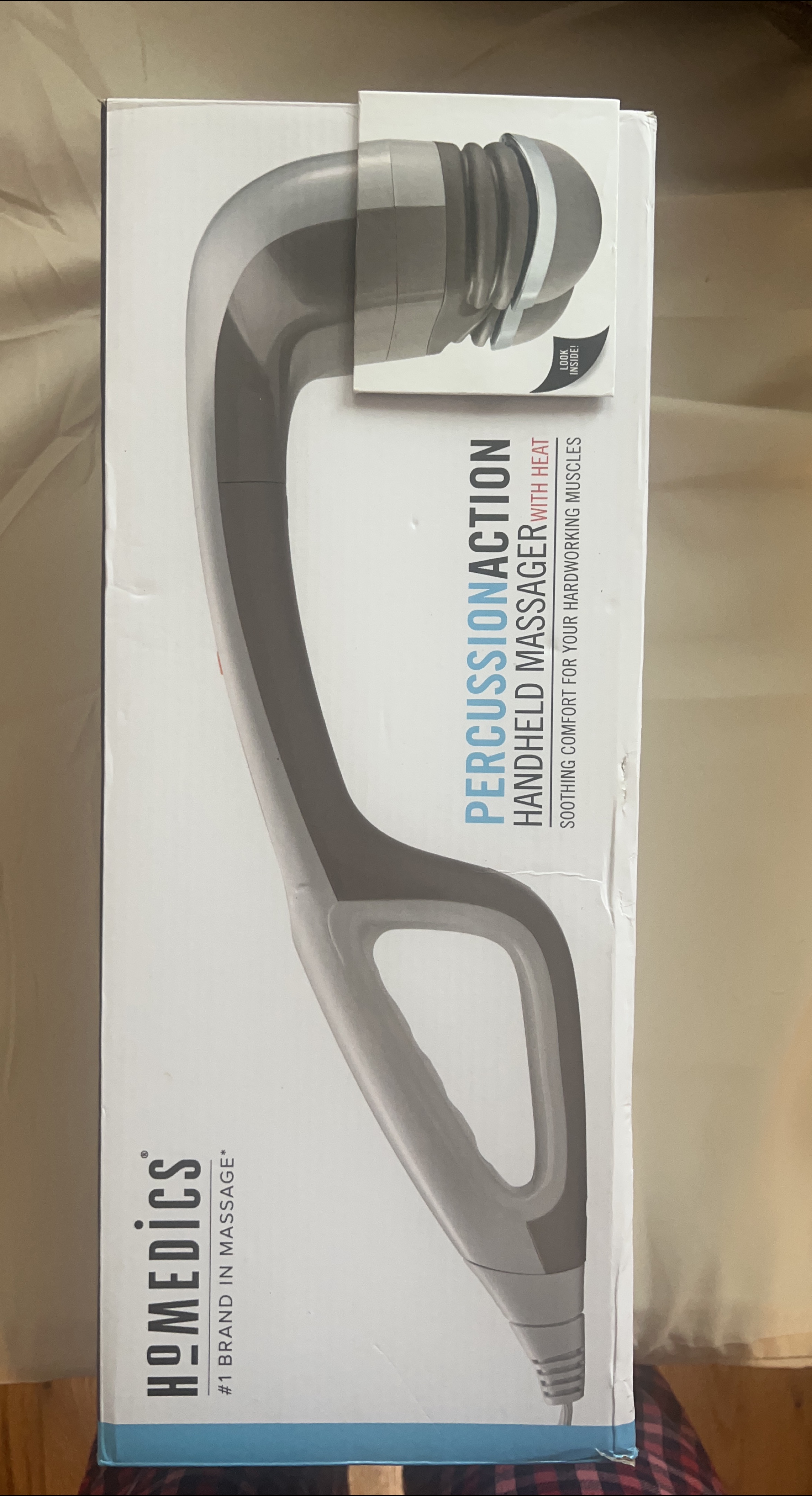 HoMedics Percussion Action Handheld Massager with Heat