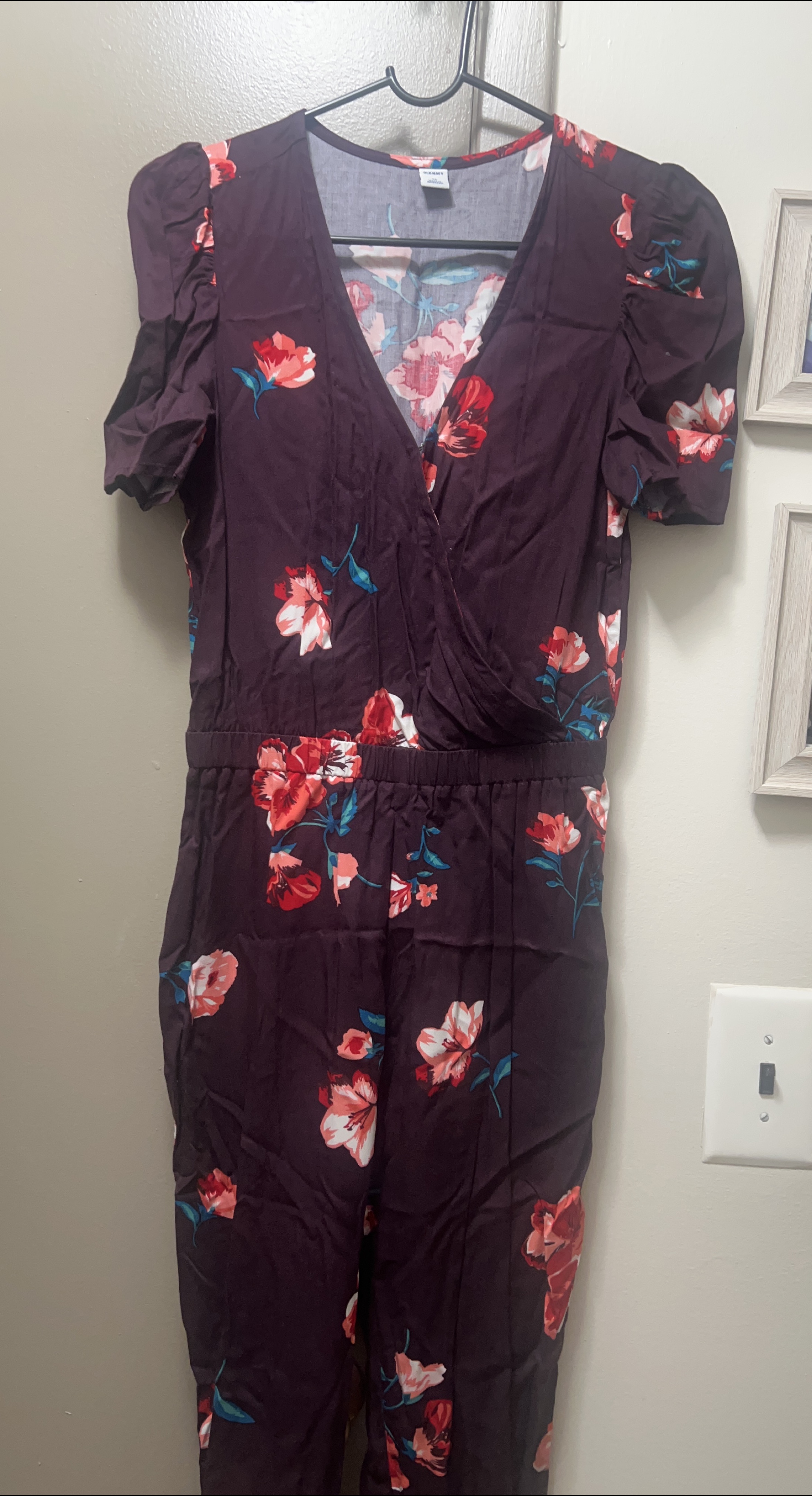Old Navy Floral Jumpsuit