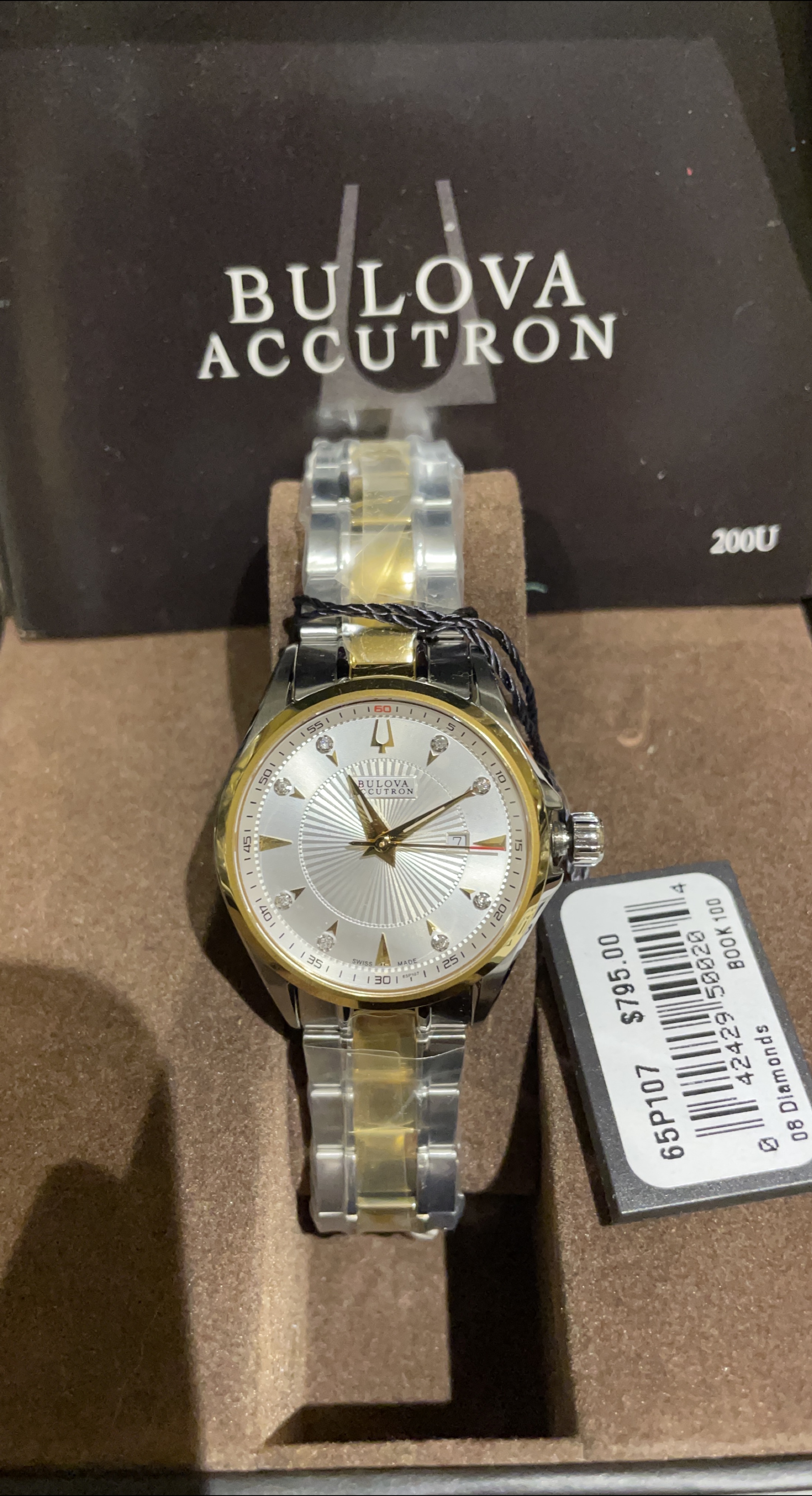 Bulova Accutron Two-Tone Ladies Watch thumbnail