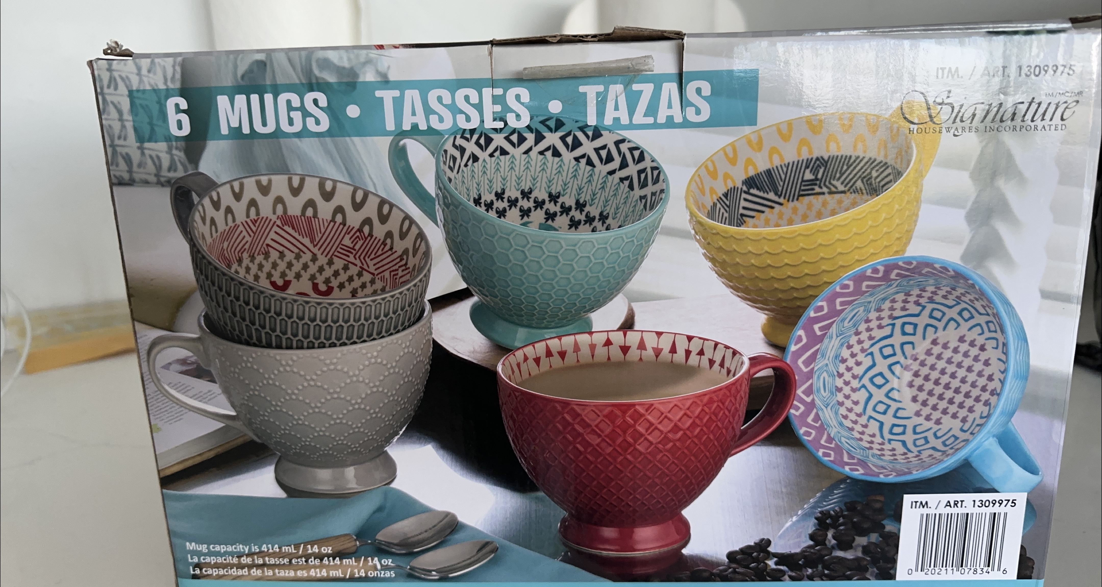 Signature Housewares 6 Mugs thumbnail