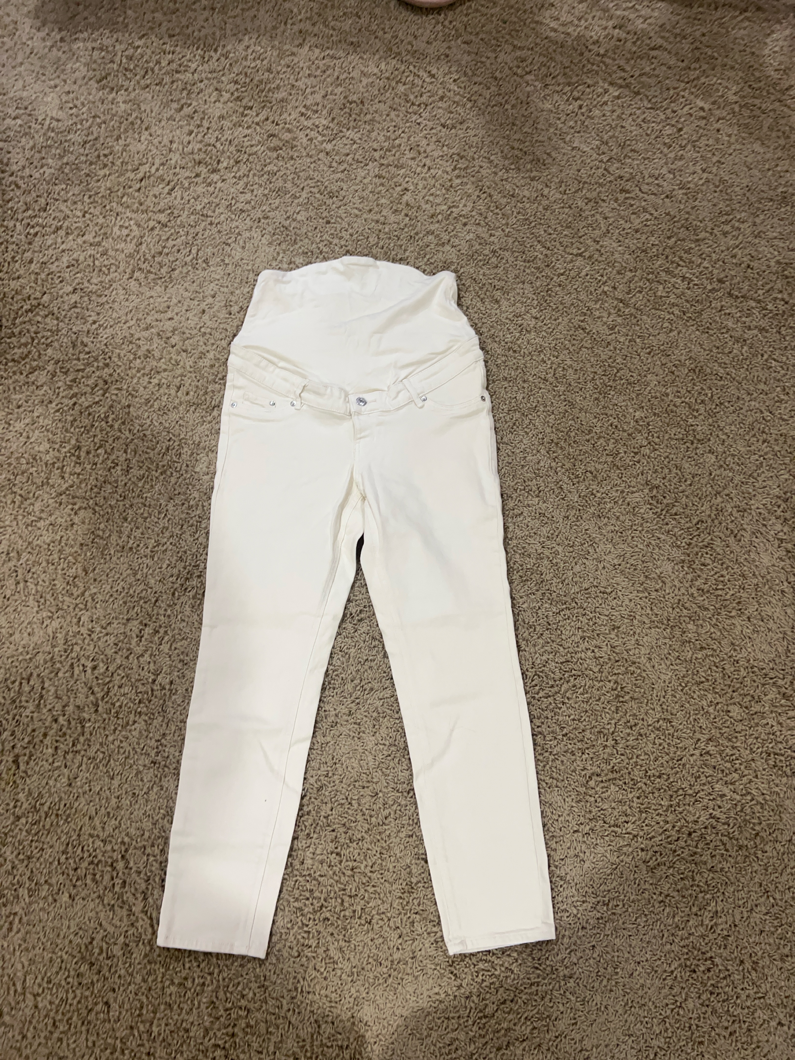 🥕White Maternity Pants