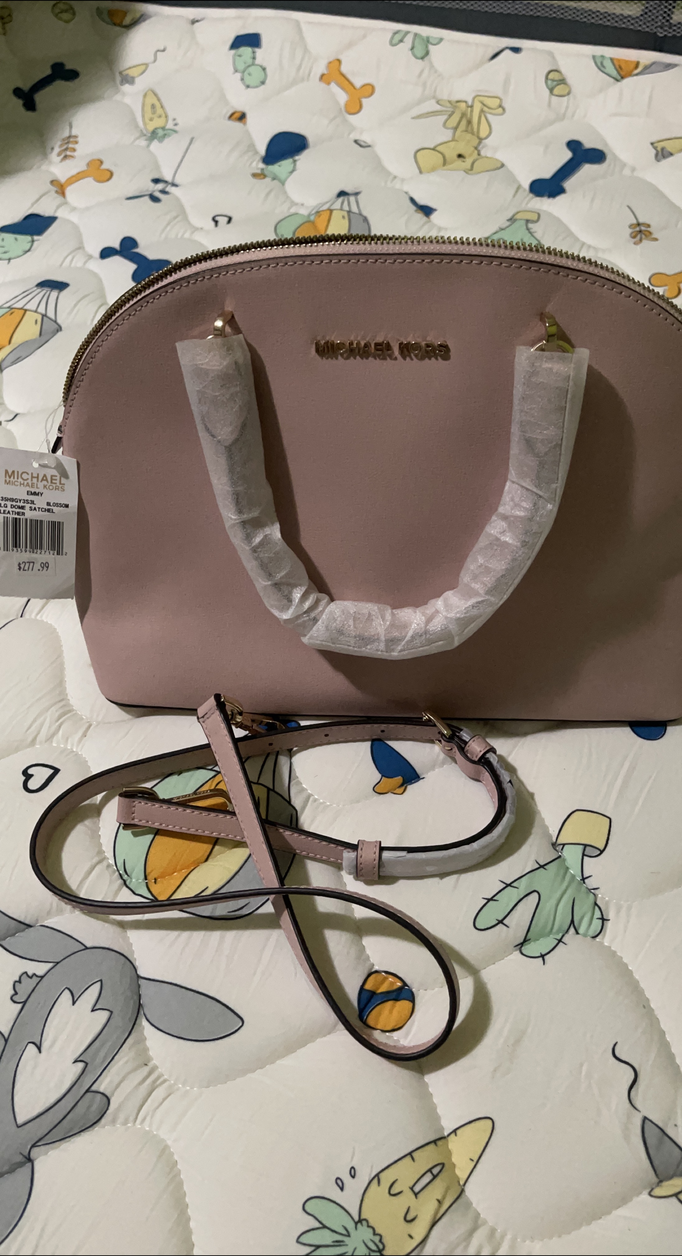 Michael Kors Dome Satchel Leather thumbnail