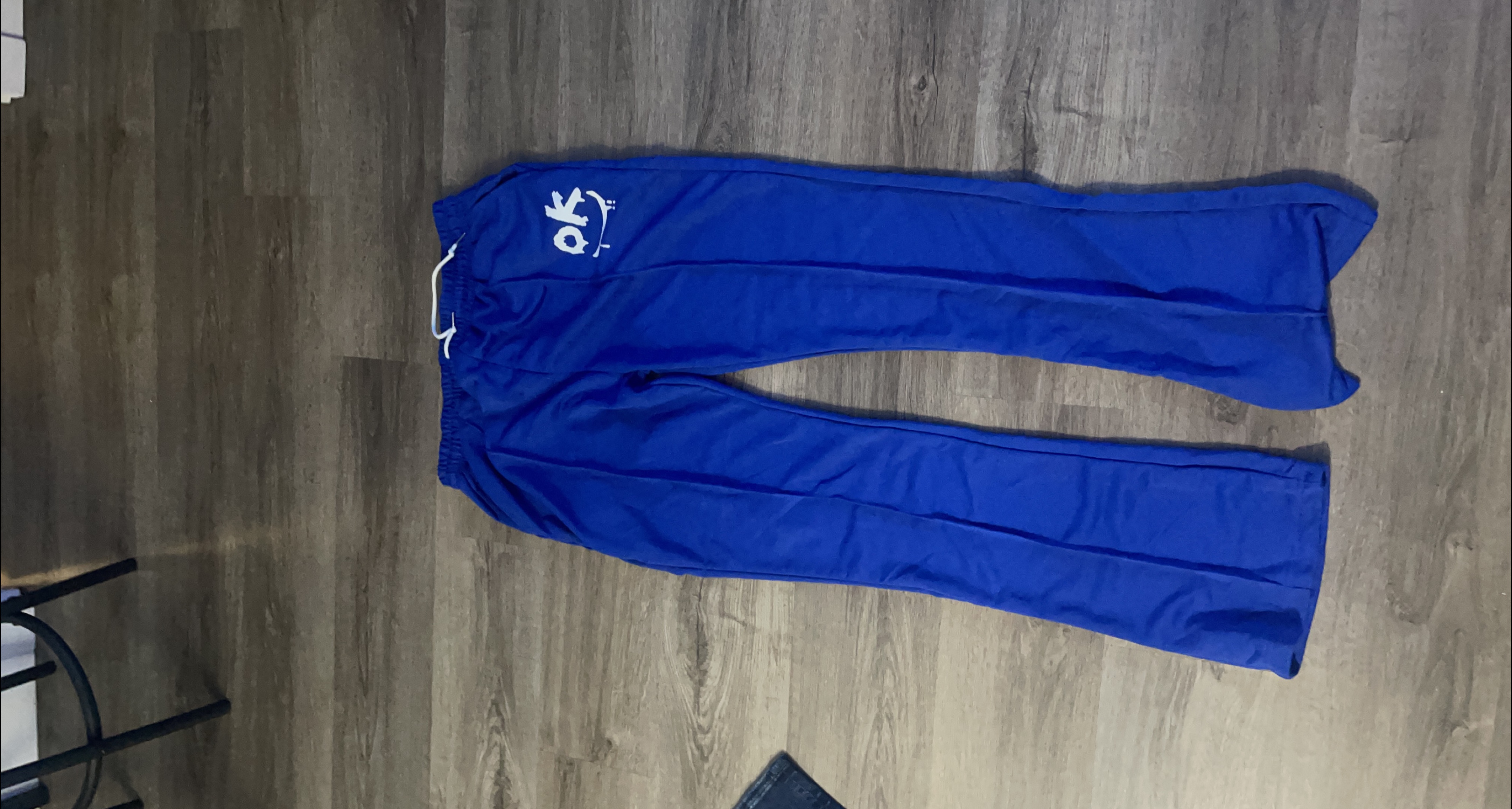 Blue Sweatpants with 'OK' Logo flared thumbnail