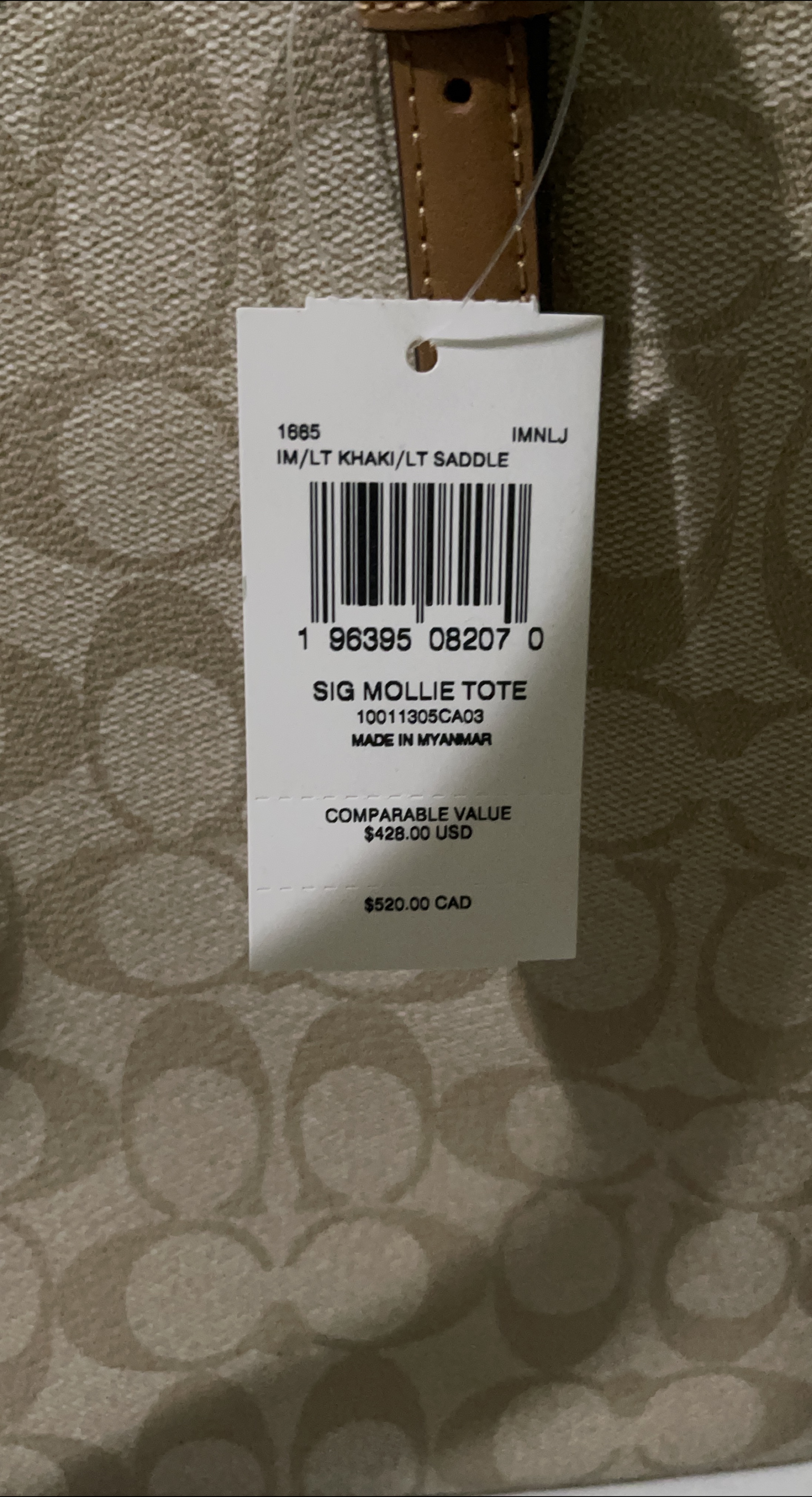 Coach Signature Mollie Tote thumbnail
