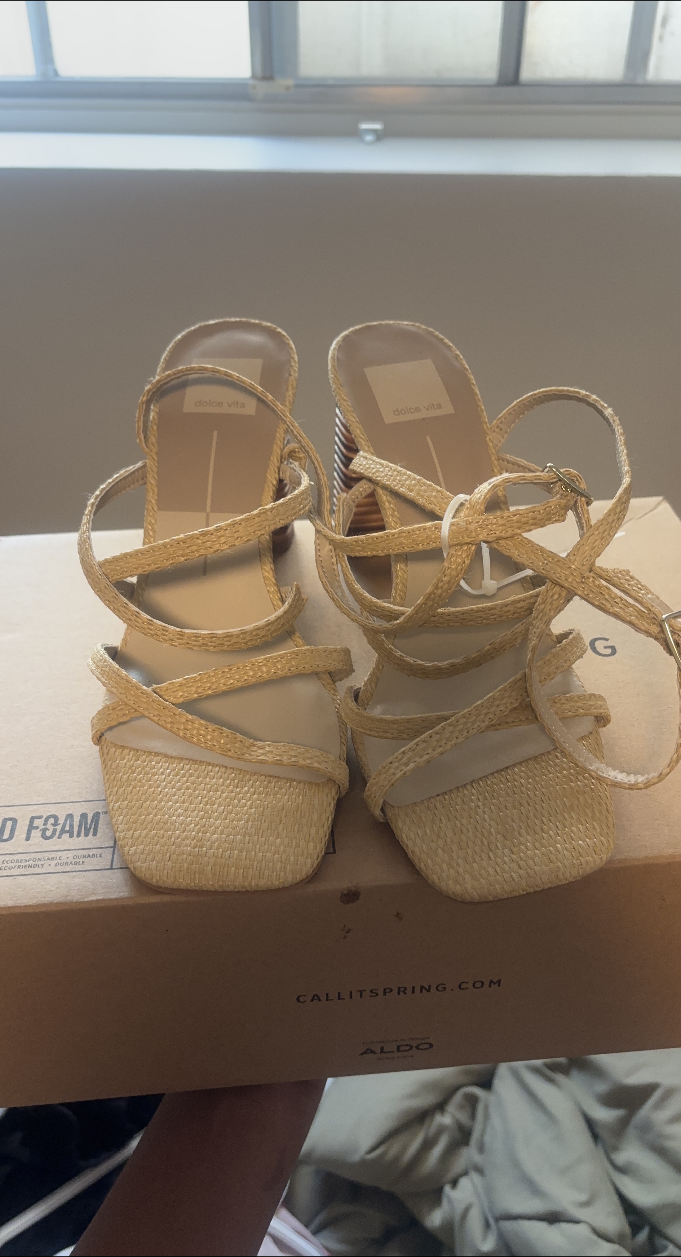 Dolce Vita Raffia Heels