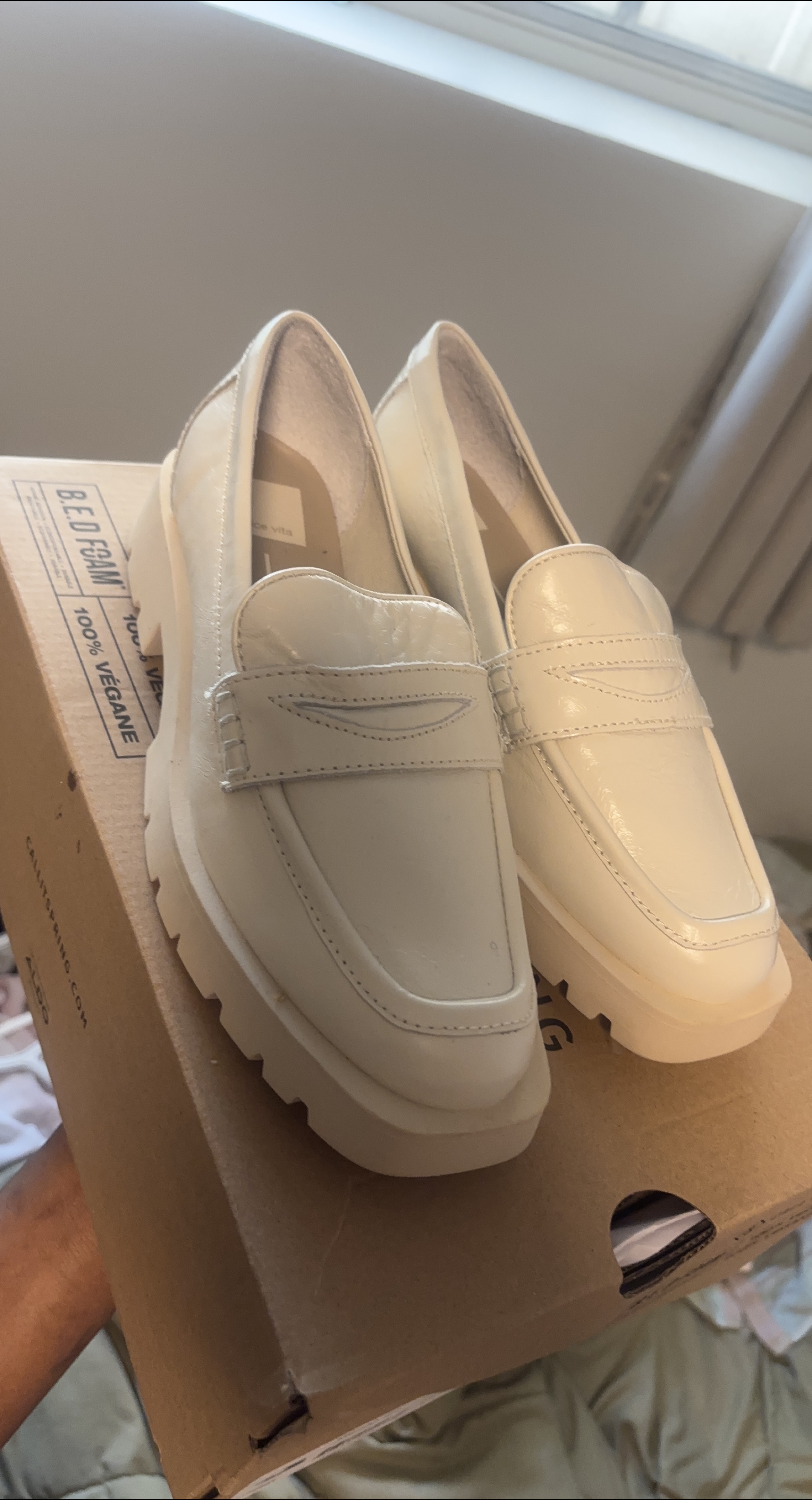 Dolce Vita Cream Loafers