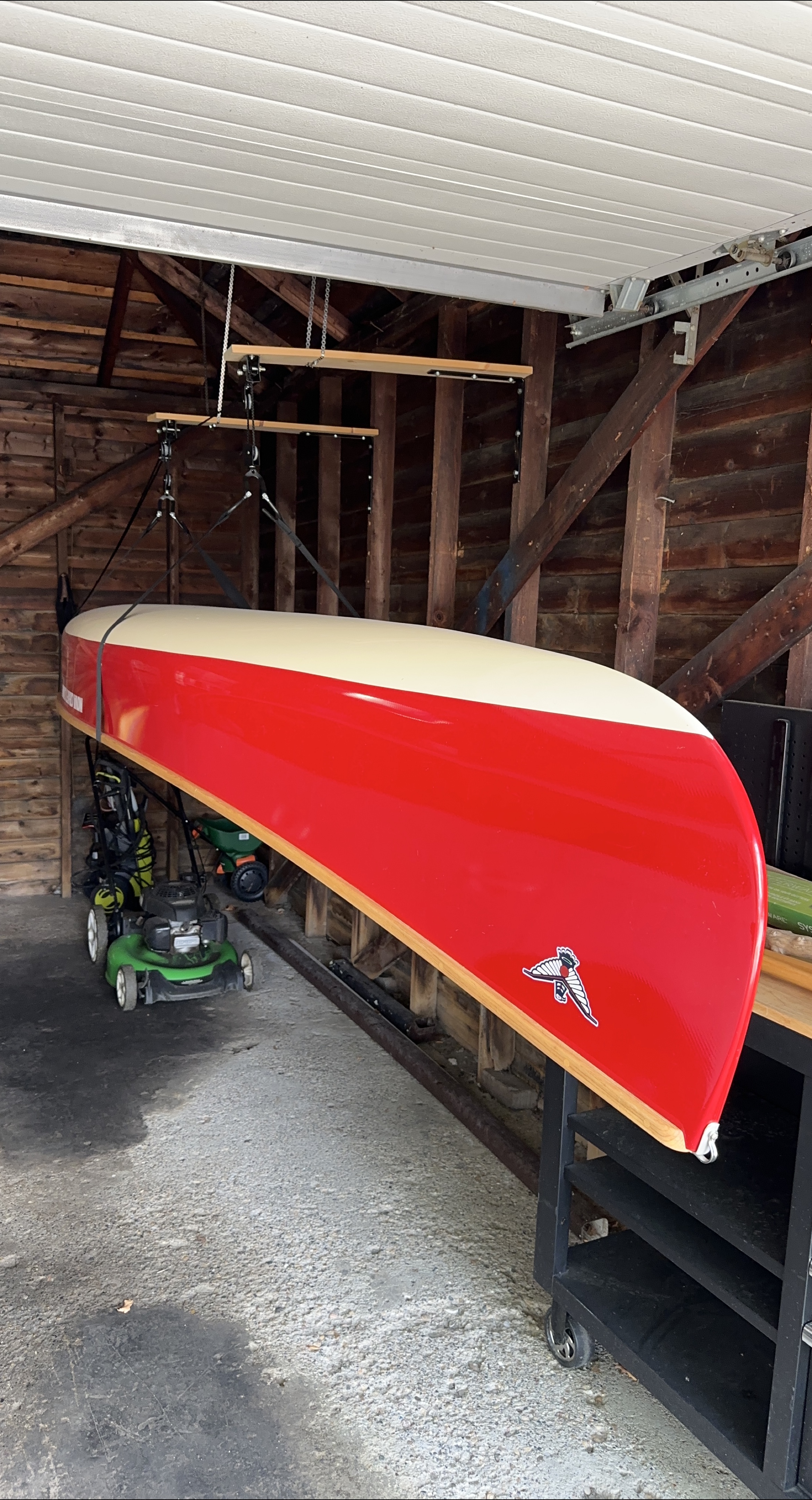 Nova Craft Canoe Prospector 17’  Red & White thumbnail