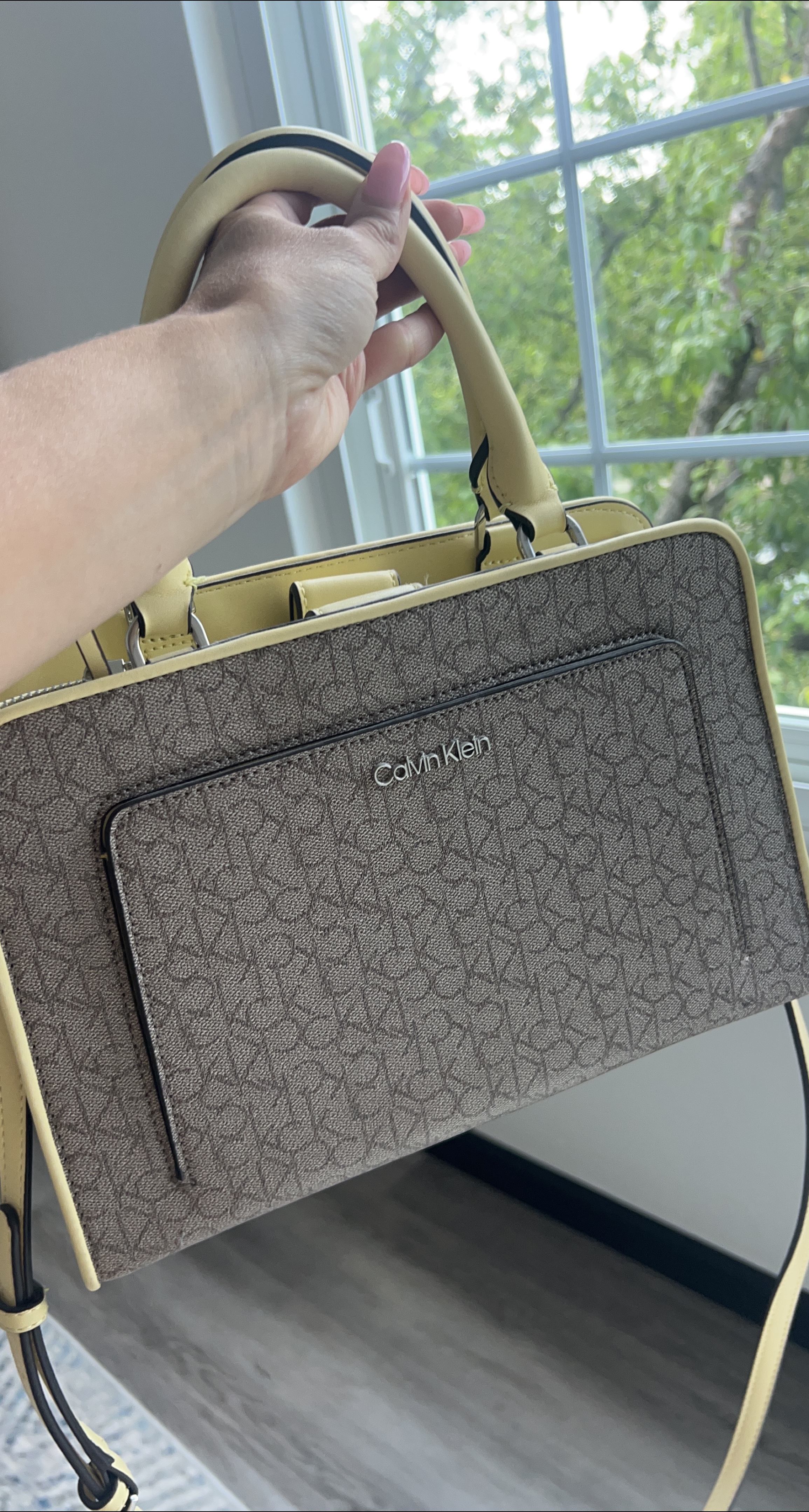 Calvin Klein Satchel Bag, Brown