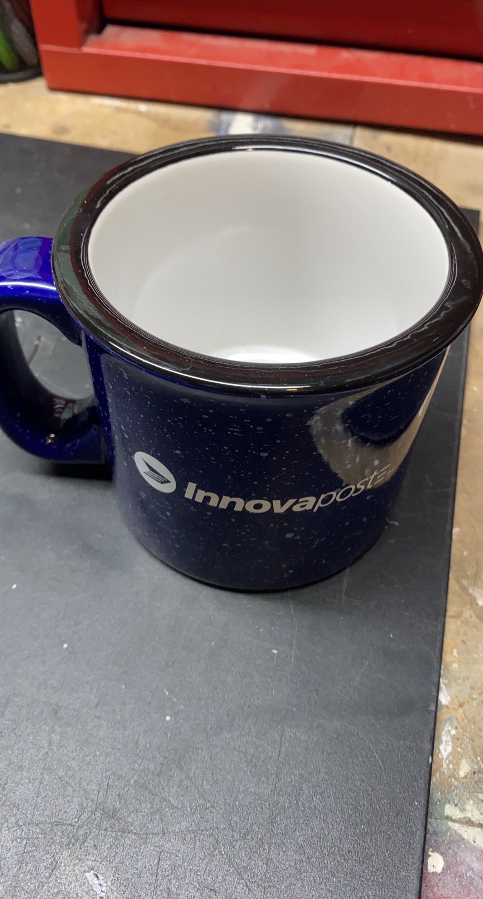 Blue Speckled Mug