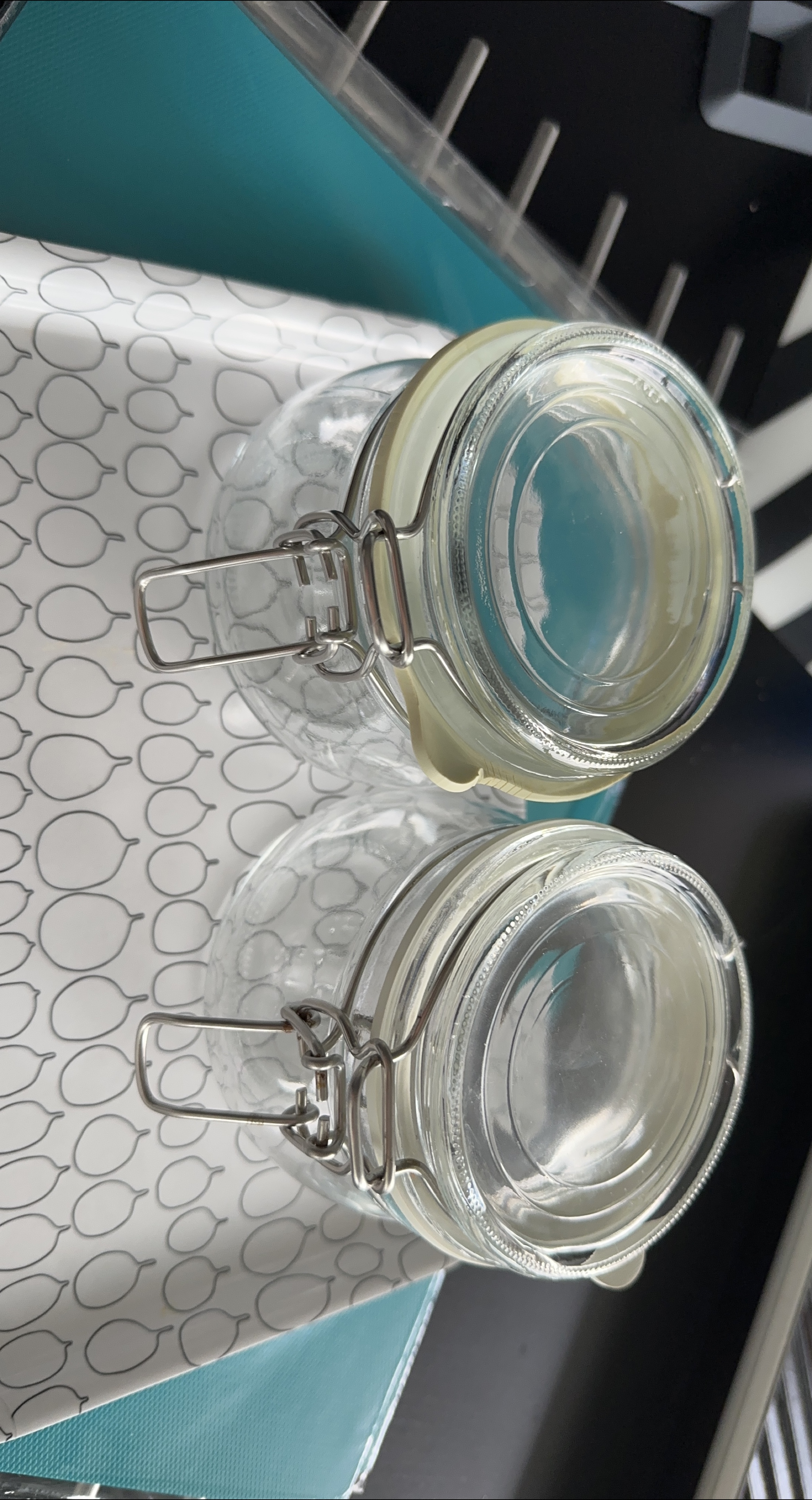 IKEA KORKEN Jar with lid, clear glass thumbnail