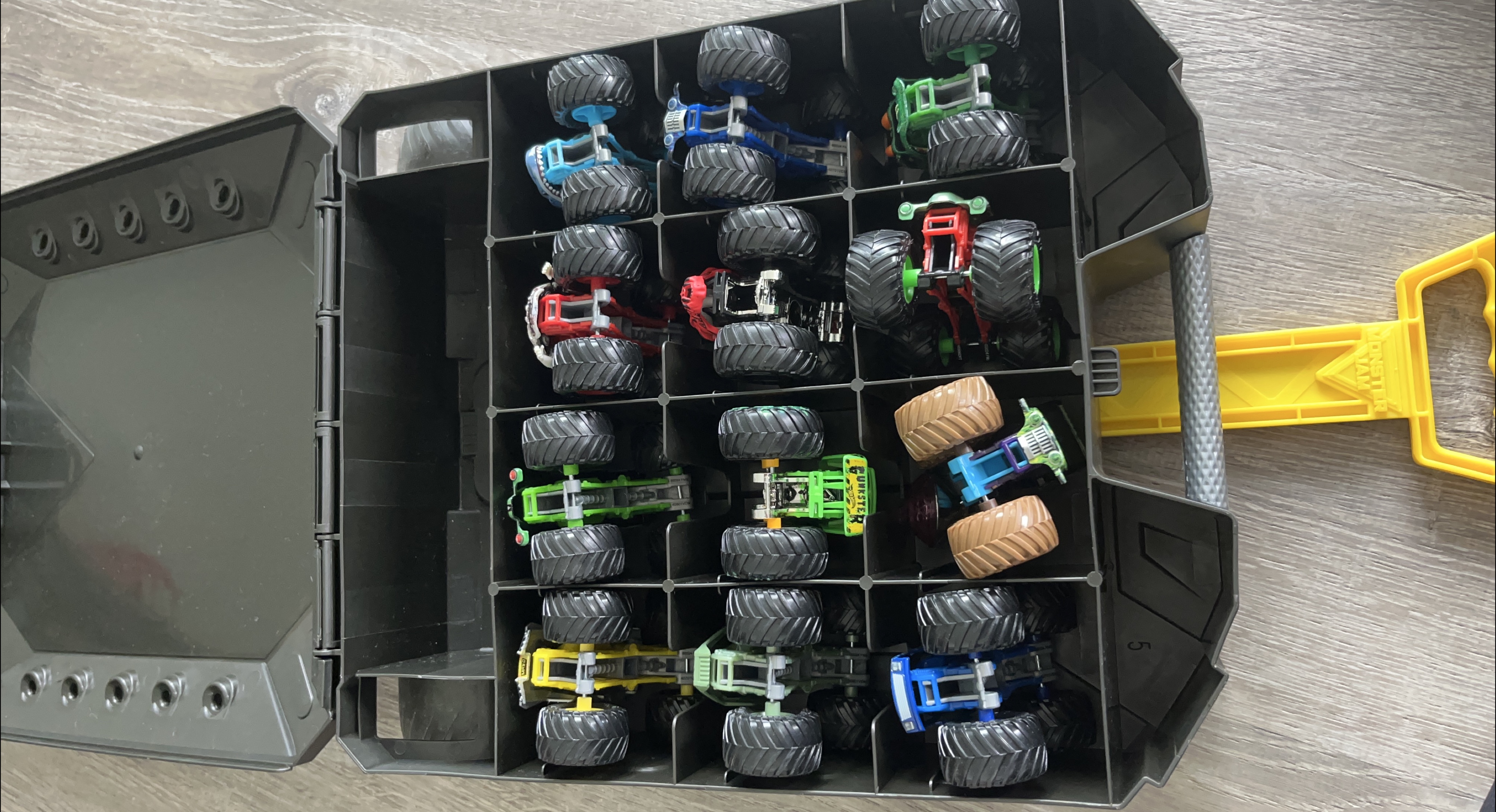 Monster Truck Storage Case with Monster Trucks thumbnail