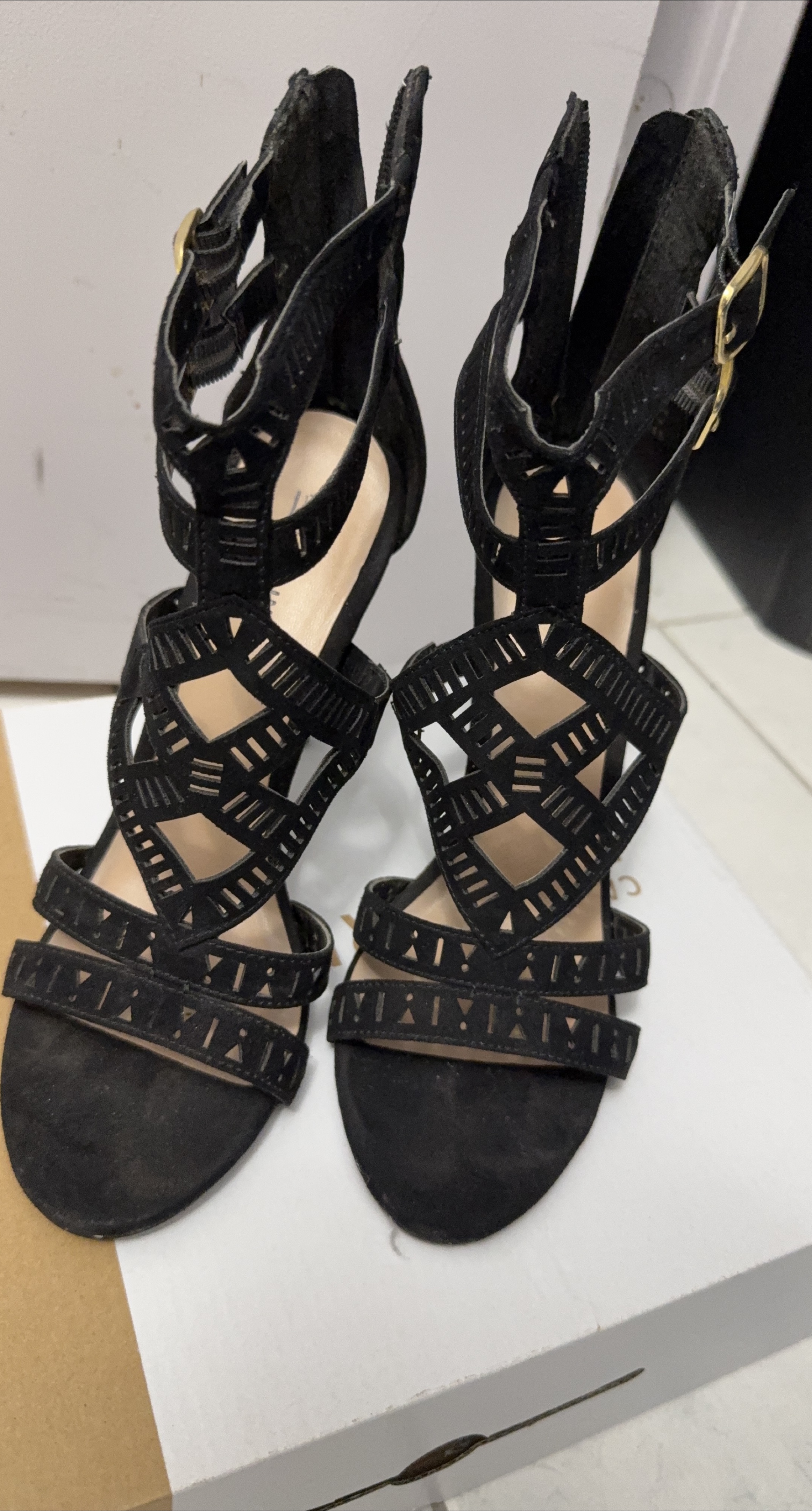 Black Heeled Sandals thumbnail