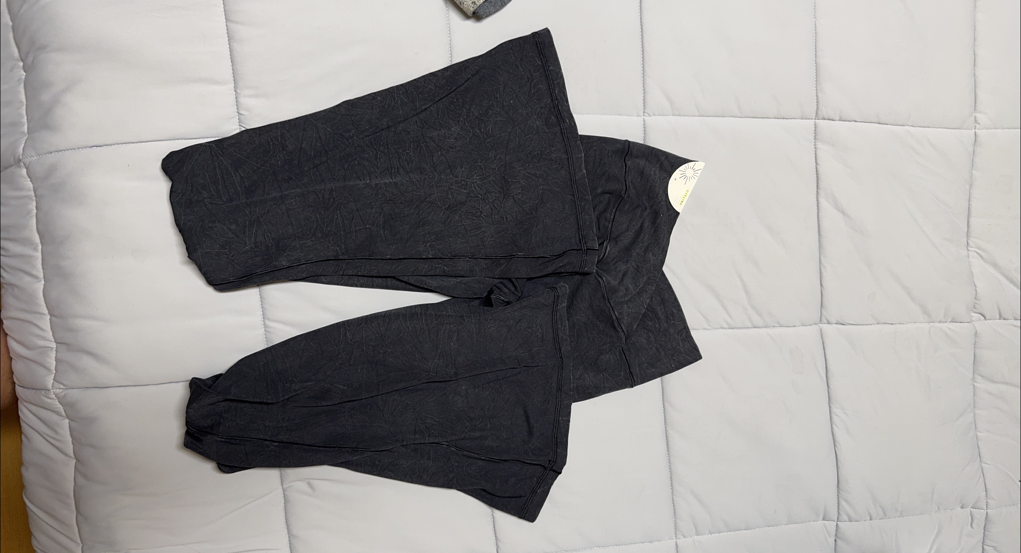 Dark grey yoga pants thumbnail
