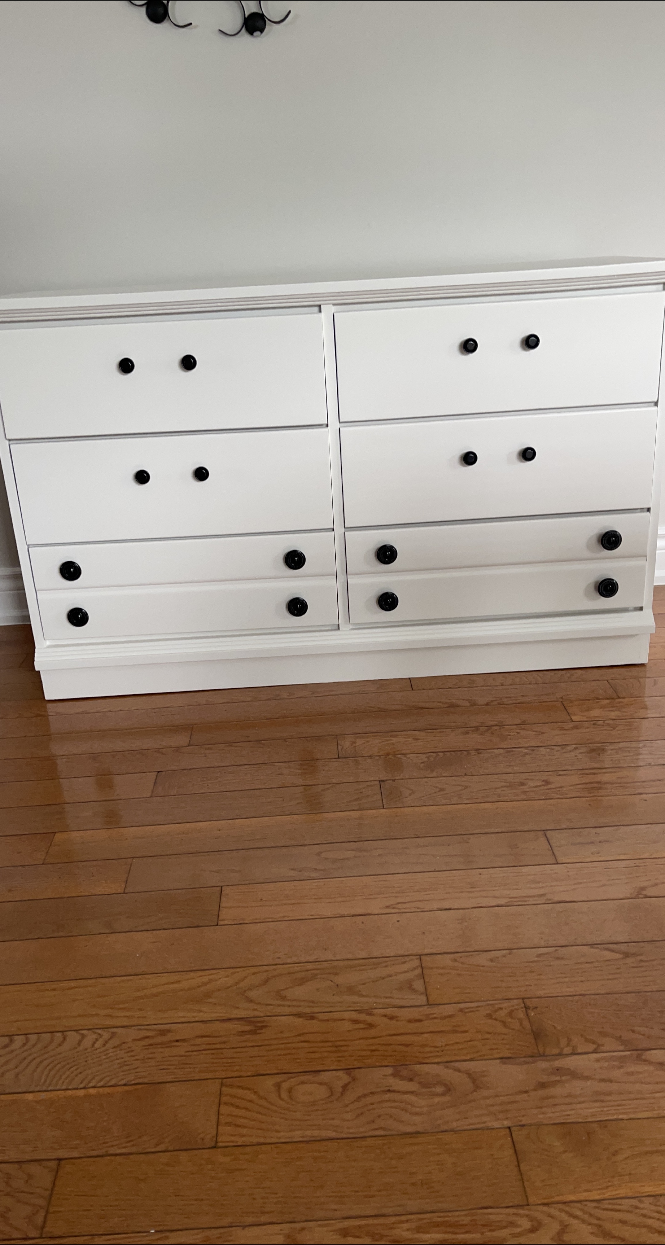 White Dresser With Black Knobs thumbnail