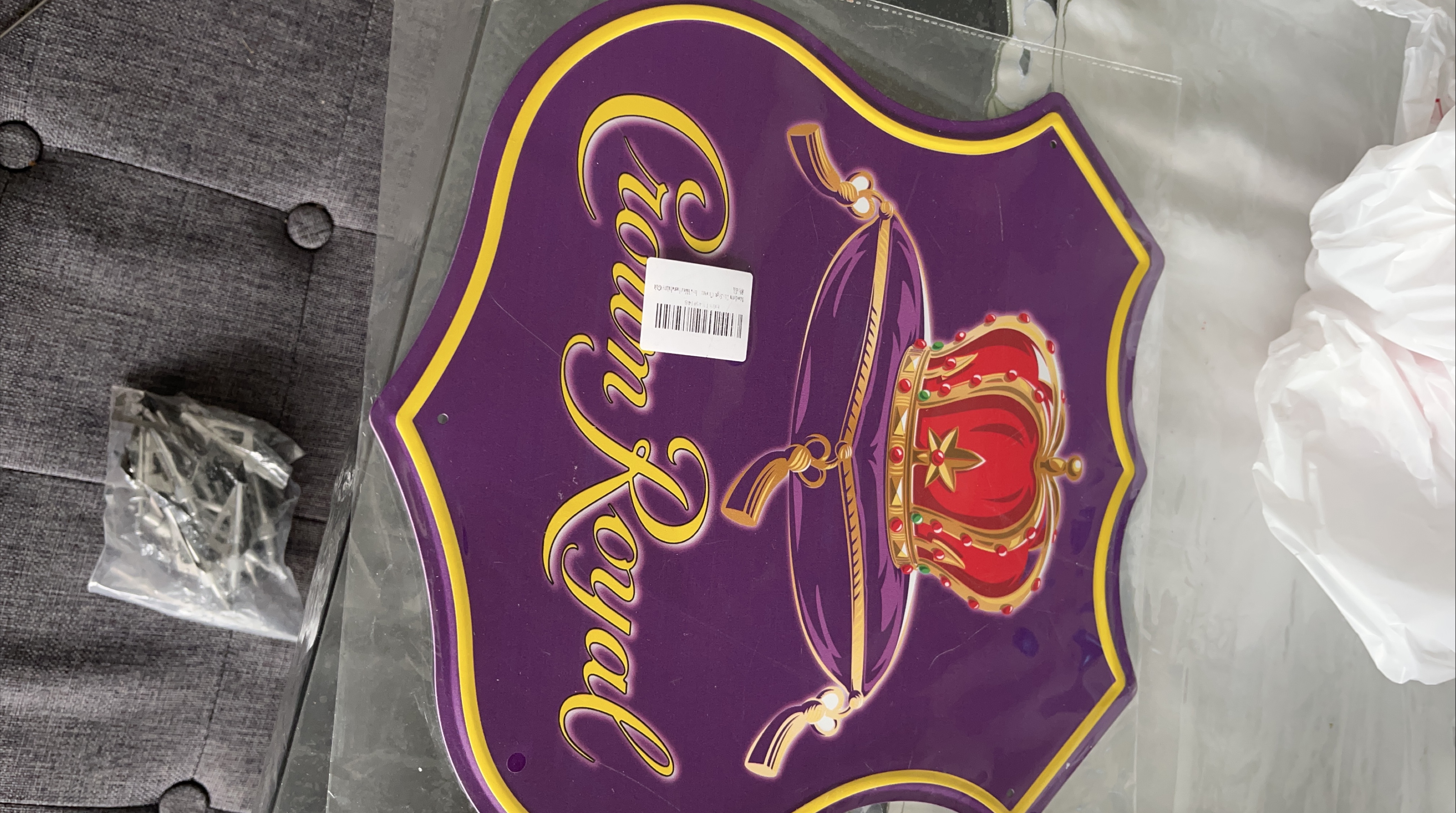 Crown Royal Metal Sign thumbnail