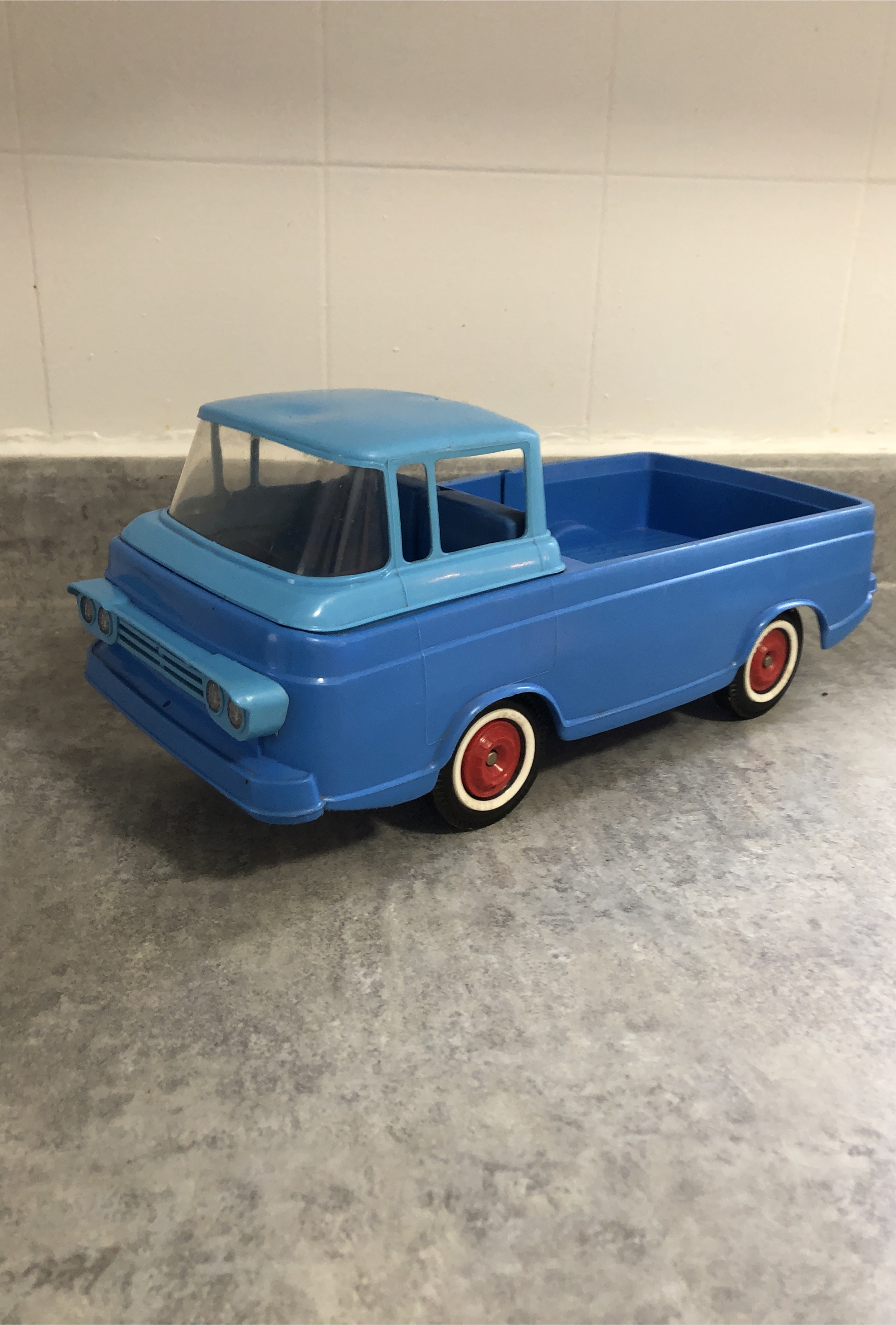50s Blue Eldon pickup truck. Listed on EBay for 99.99 thumbnail