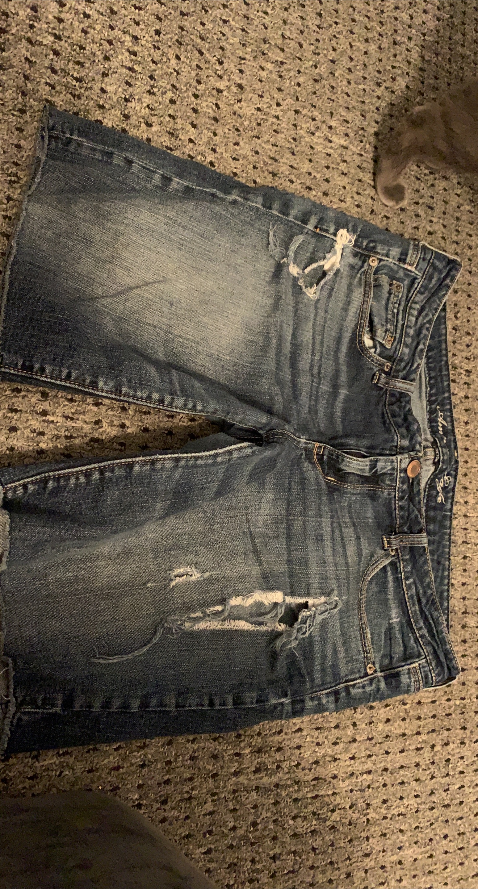 American Eagle Distressed Denim Shorts thumbnail