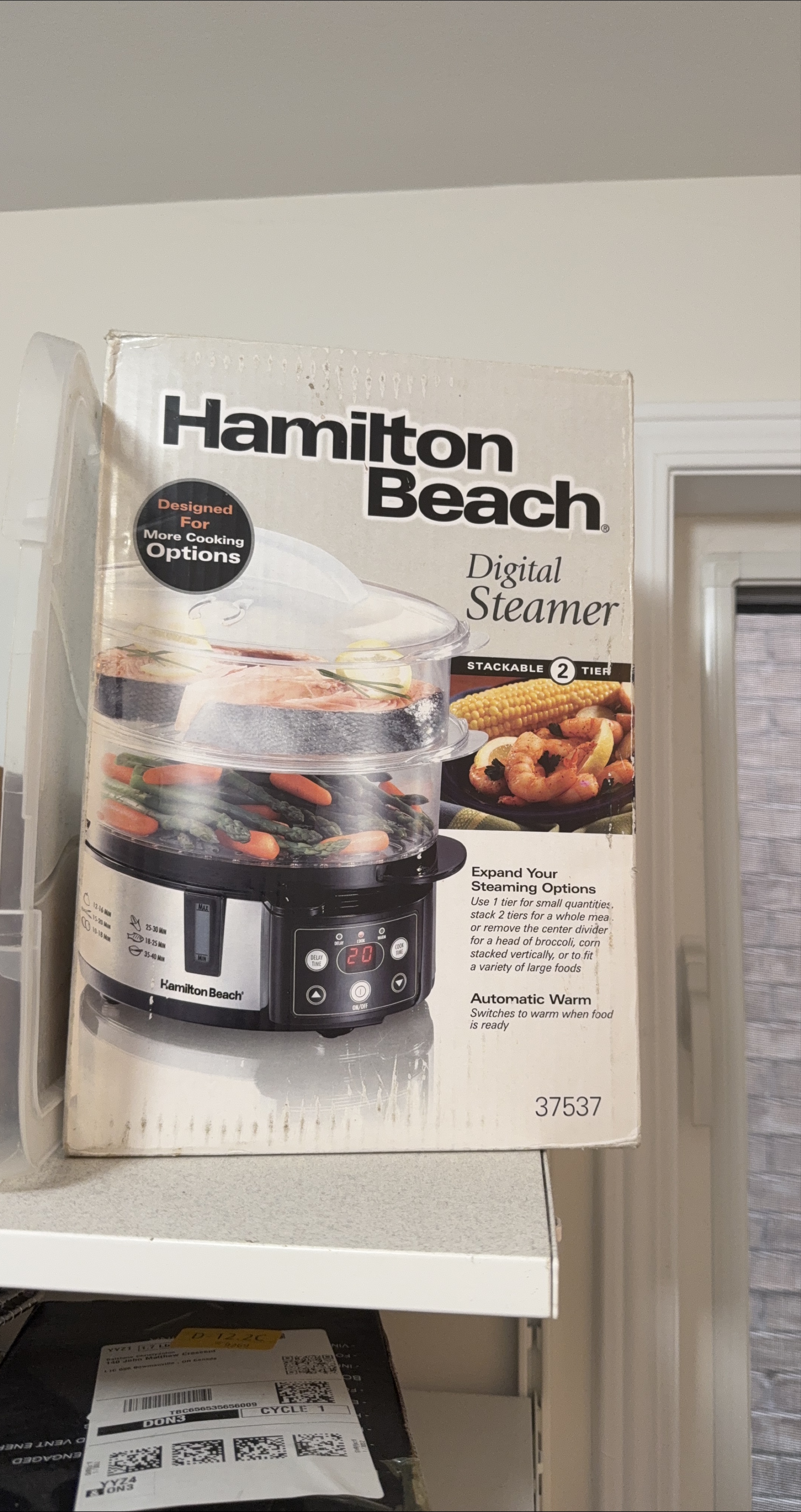 Hamilton Beach Digital Steamer - 2 Tier thumbnail