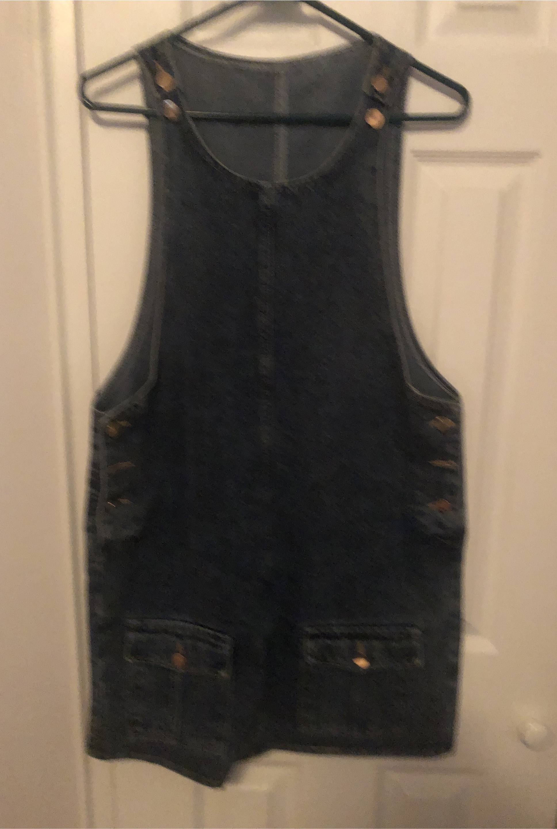 Denim Overall Dress thumbnail