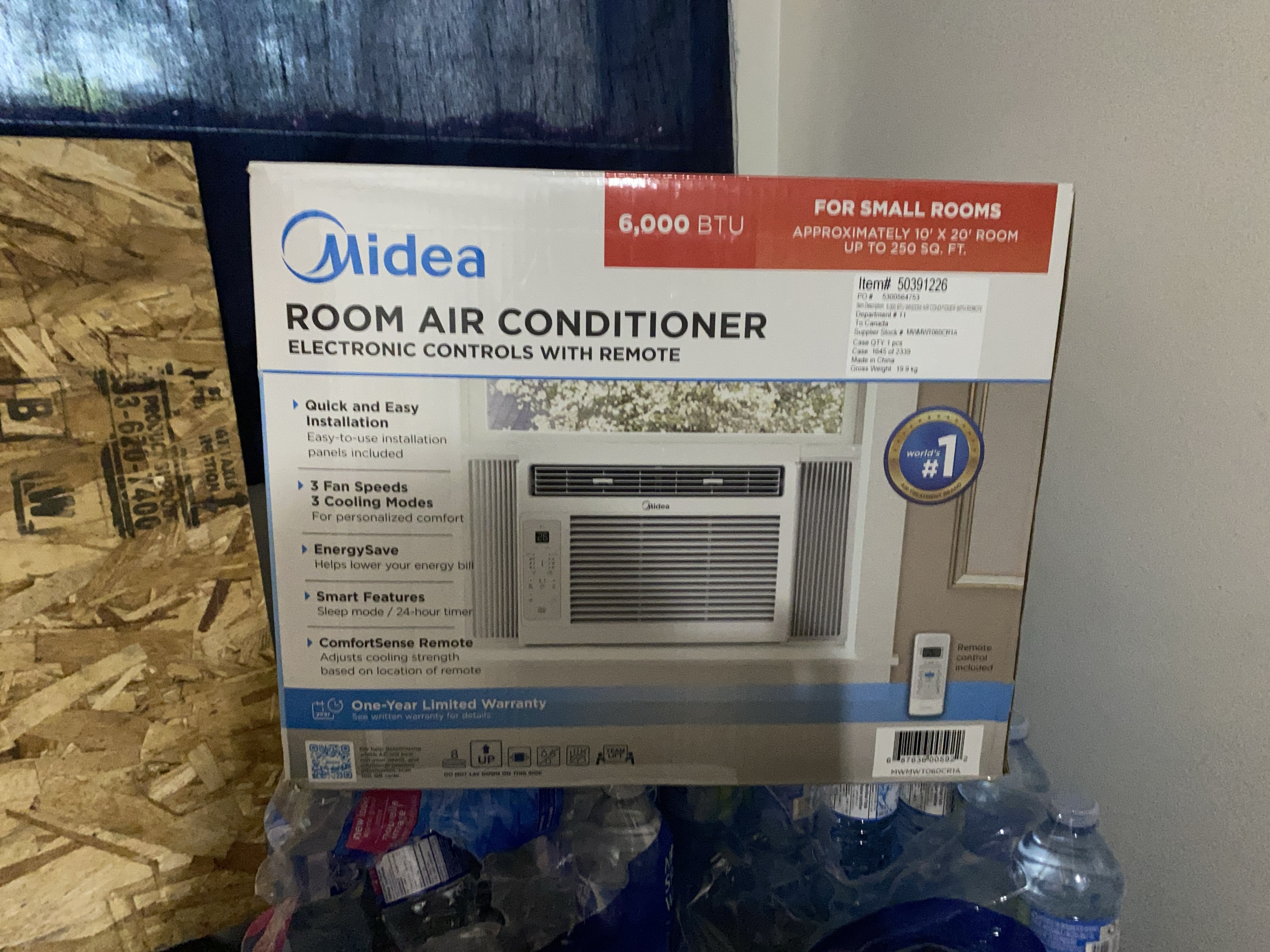 Midea 6,000 BTU Room Air Conditioner w/ Remote thumbnail