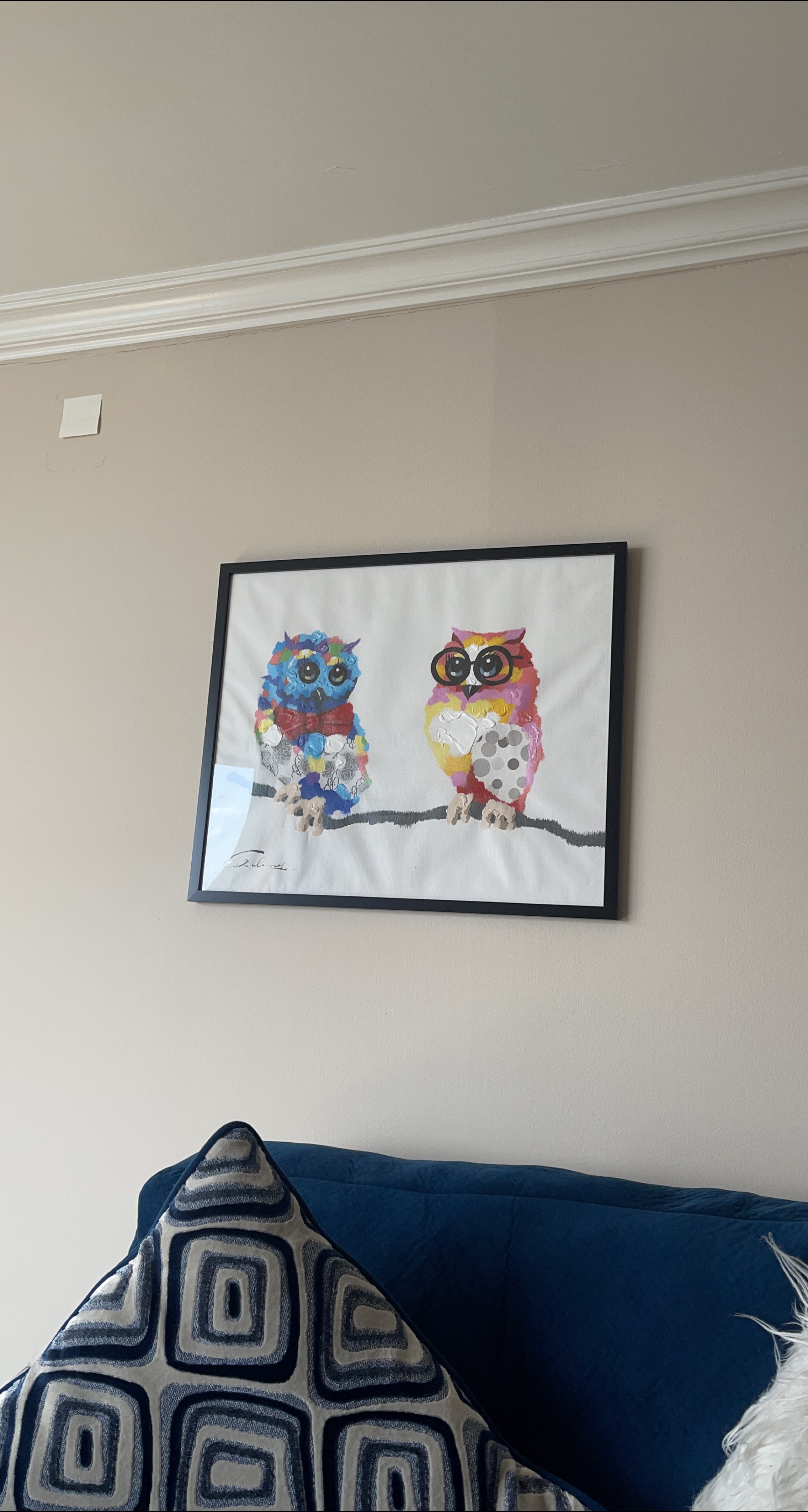 Framed Owl Artwork thumbnail