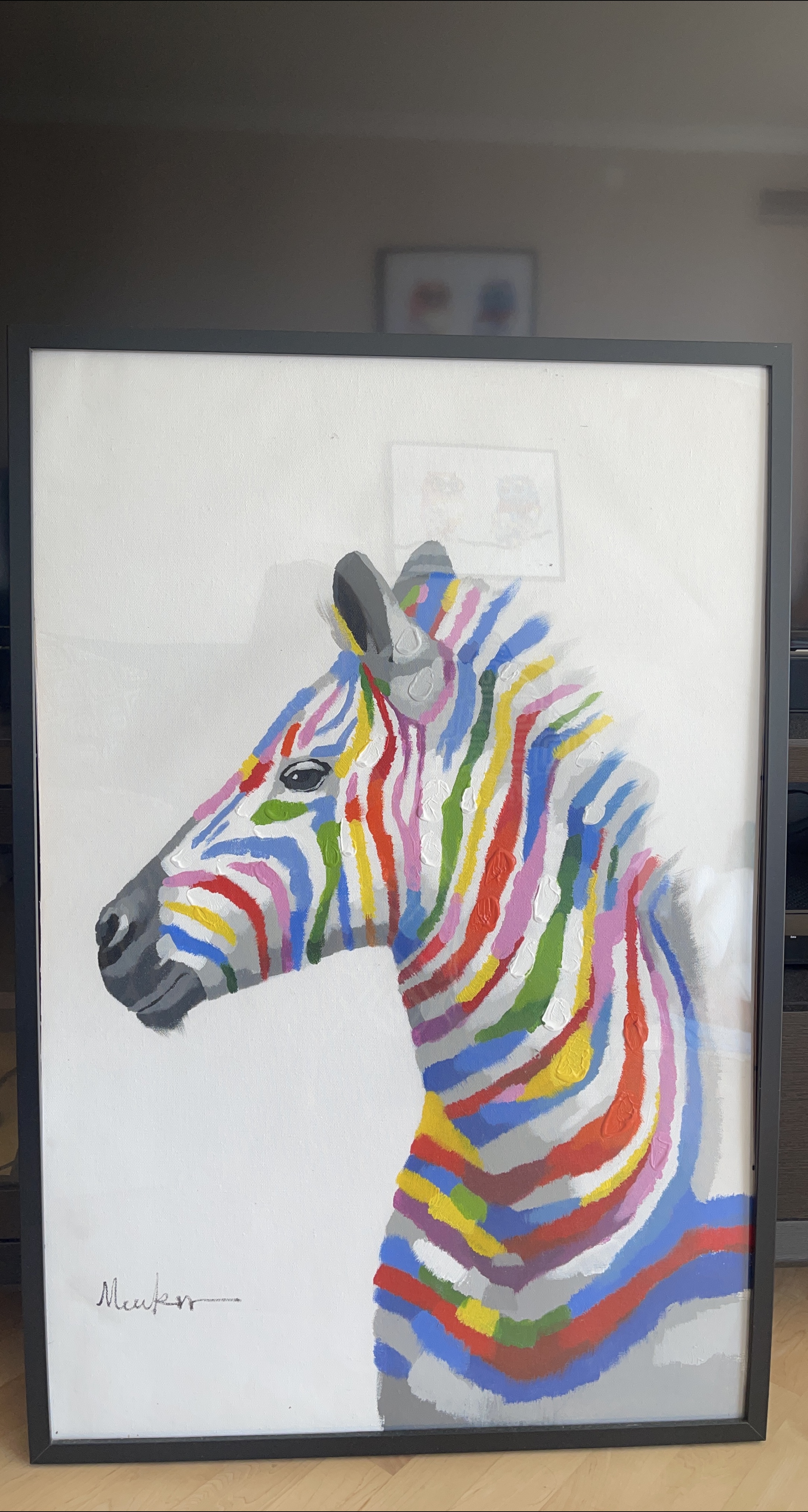 Colorful Zebra Painting thumbnail